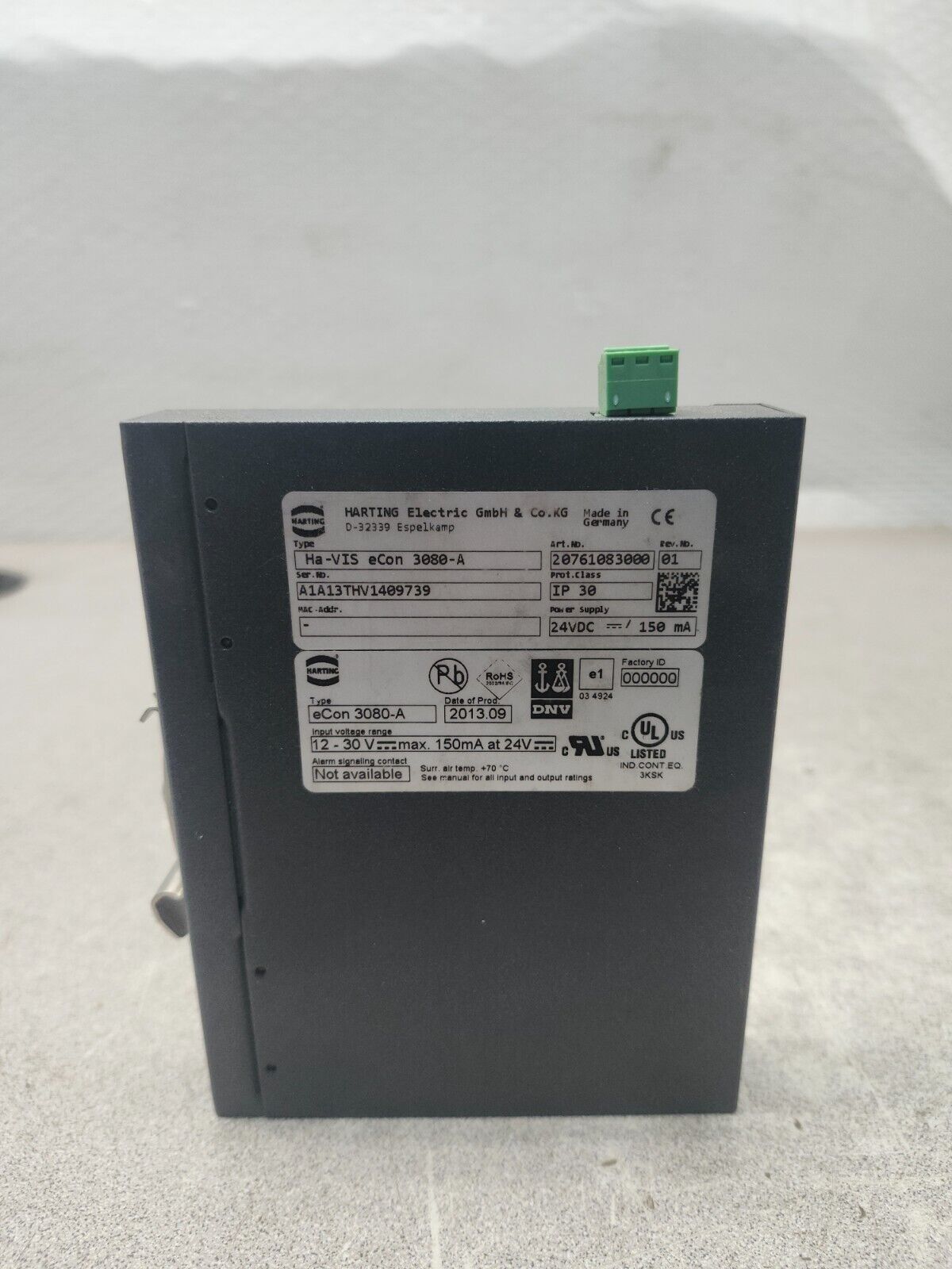 NEW IN BOX HARTING Ethernet Module HA-VIS ECON 3080-A 20761083000