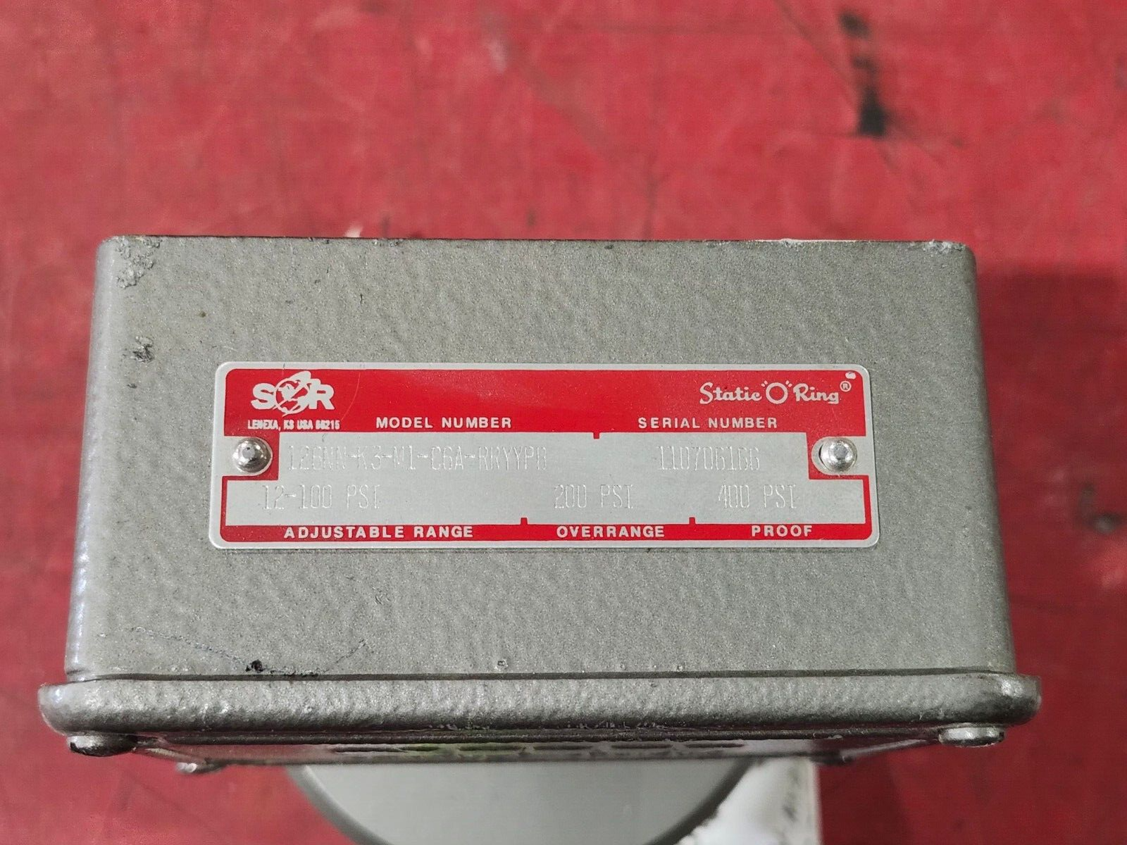 NEW SOR PRESSURE SWITCH 126NN-K3-M1-C6A-RRYYPB