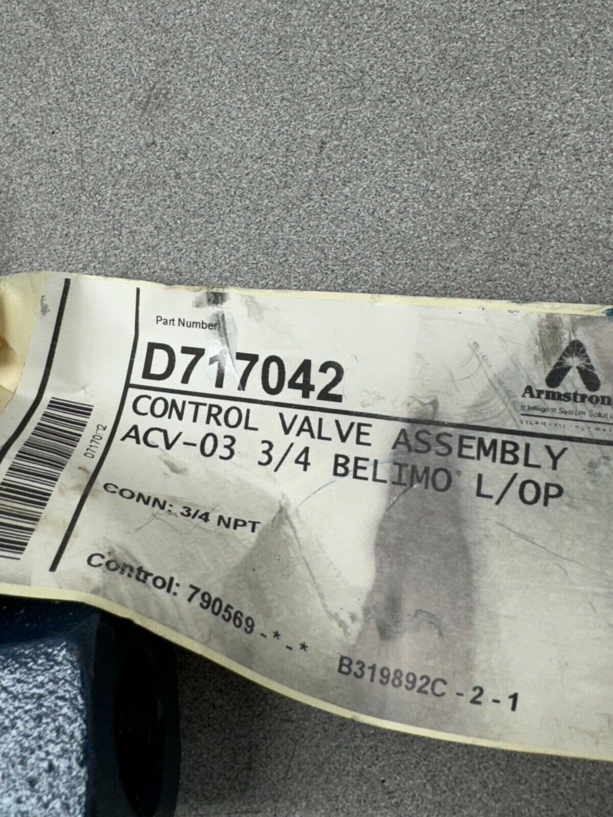 NEW ARMSTRONG 9/16" ORFICE VALVE ACV3BLEM *NO COIL*