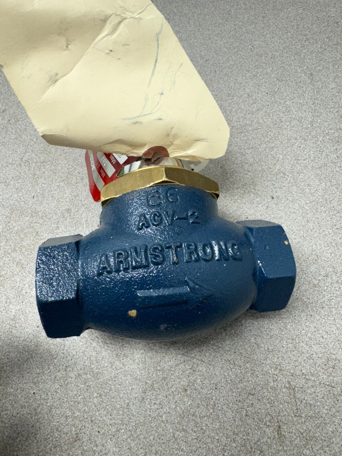 NEW ARMSTRONG 1/2" ORFICE VALVE ACV2BLEM *NO COIL*