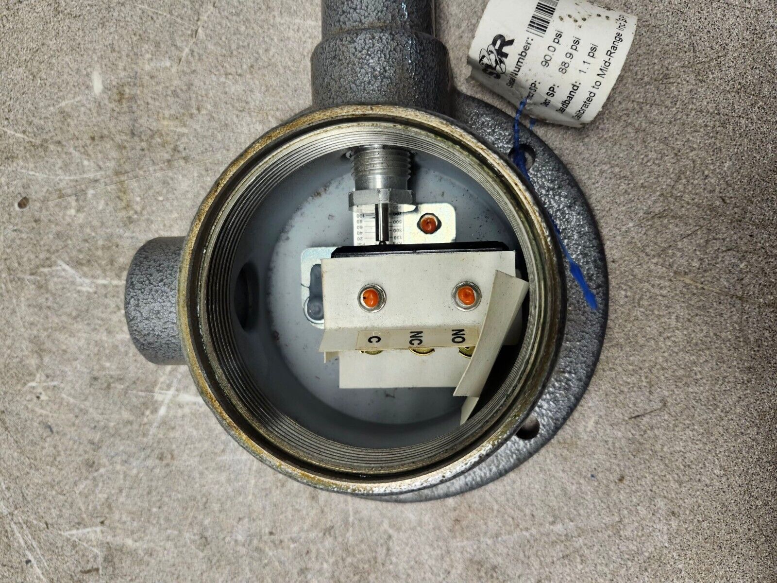 USED SOR PRESSURE SWITCH TYPE S 6L-K5-N6-L1A-TT