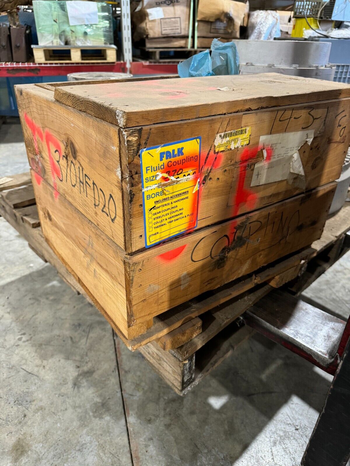 NEW FALK FLUID COUPLING 370HFD20