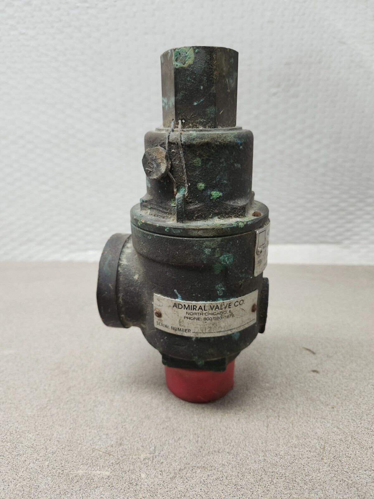 USED ADMIRAL SAFETY RELIEF VALVE 1-1/4'' 0020-F01-MG