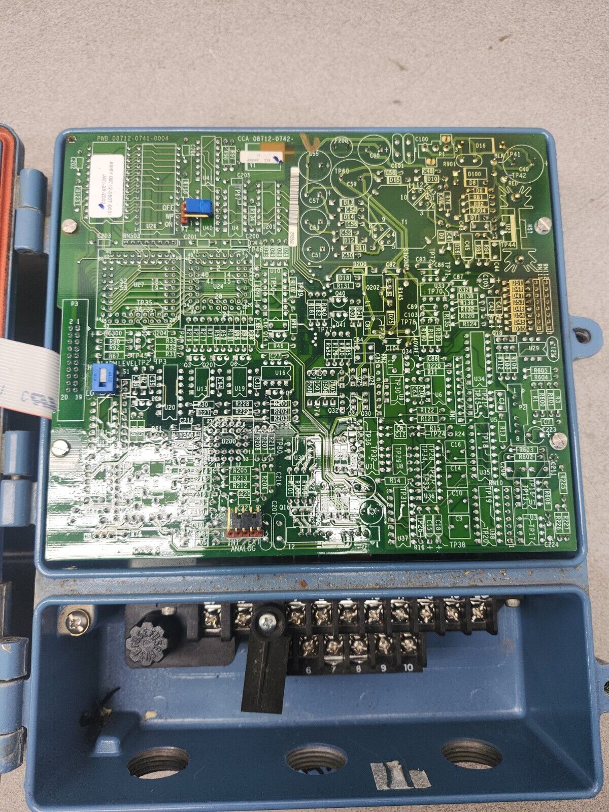 USED ROSEMOUNT MAGNETIC FLOW TRANSMITTER MODEL 8712C R12N0CEM4