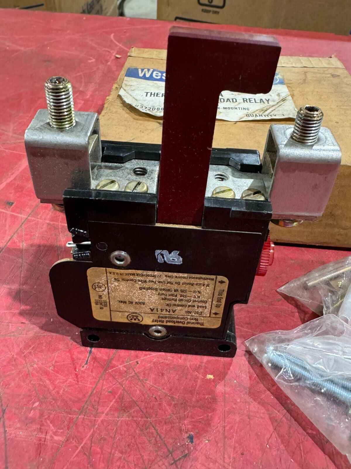 NEW IN BOX WESTINGHOUSE THERMAL OVERLOAD RELAY AN41A