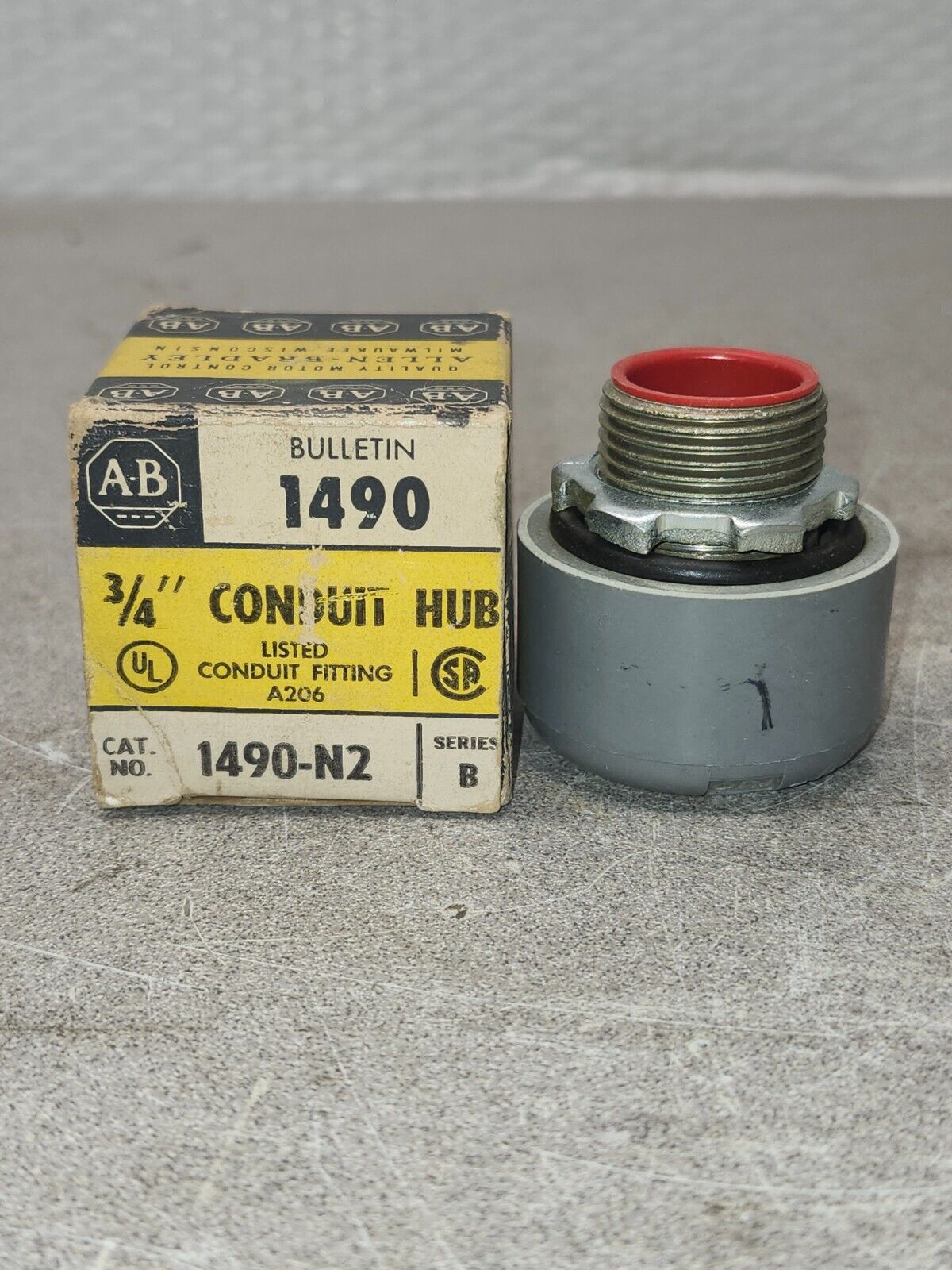 NEW IN BOX LOT OF 20 Allen Bradley Conduit Hub 3/4" 1490-N2