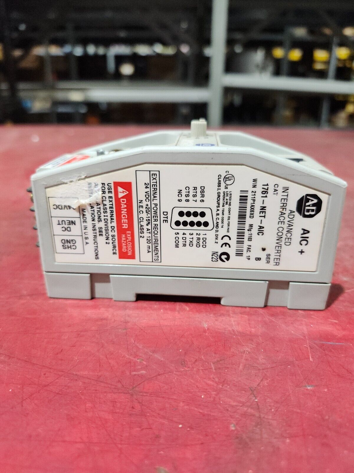 USED ALLEN BRADLEY ADVANCED INTERFACE CONVERTER 1761-NET-ALC