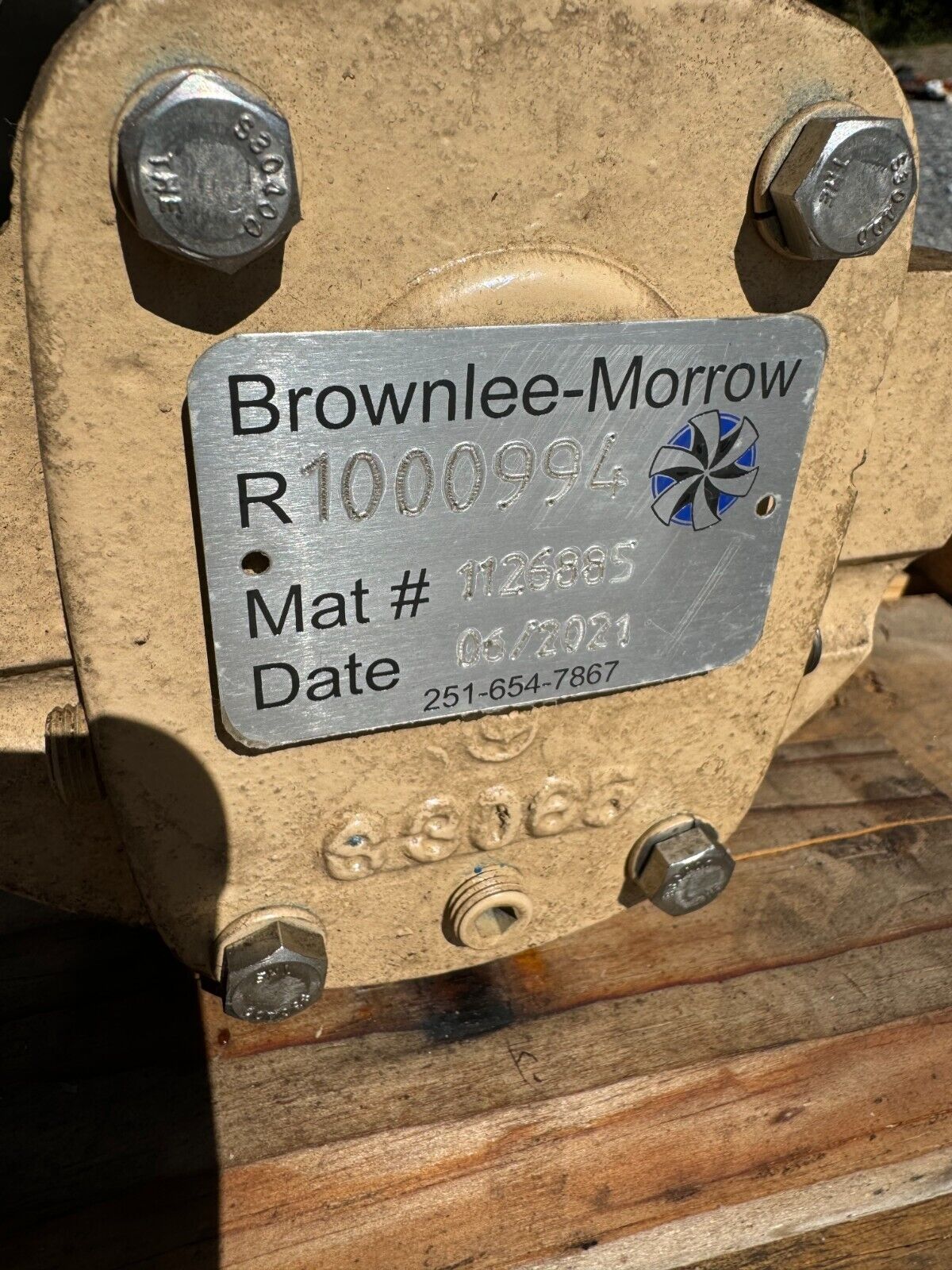 GOULDS ROTATING PUMP ASSEMBLY SS 316 14" OD RH ROT WITH 13.25" IMPELLER 400751RE