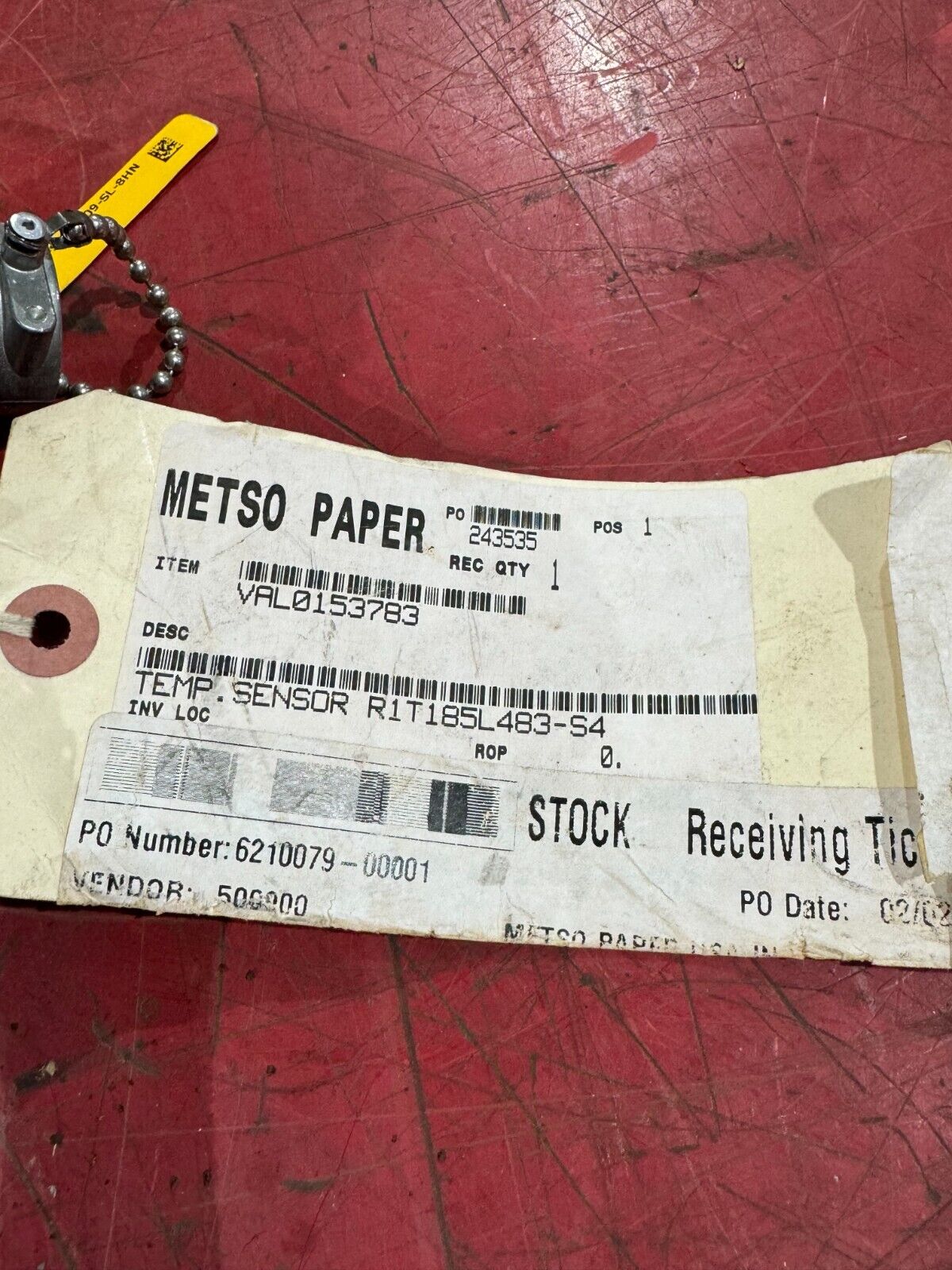 NEW NO BOX PYROMATION THERMOCOUPLE R1T185L483-S4D0609-SL-8HN31