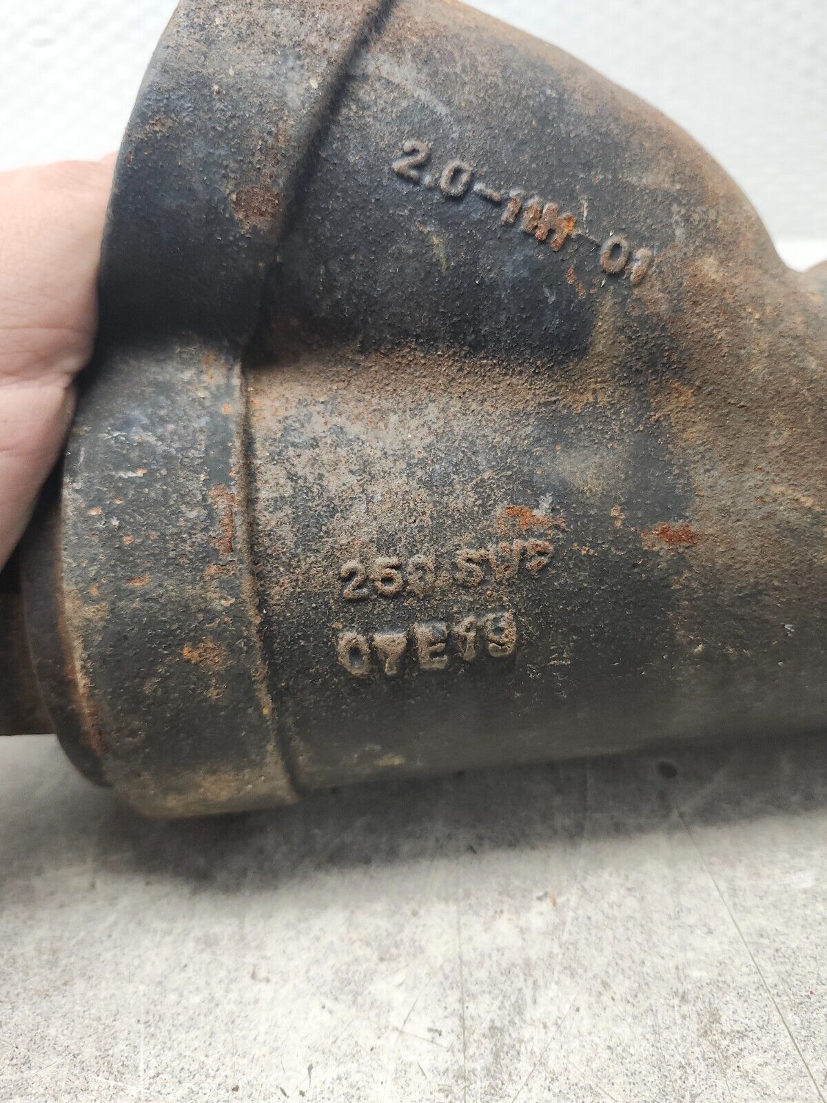 USED LOT OF 2 MUELLER STEAM Y STRAINER 2'' 2.0-11M-01