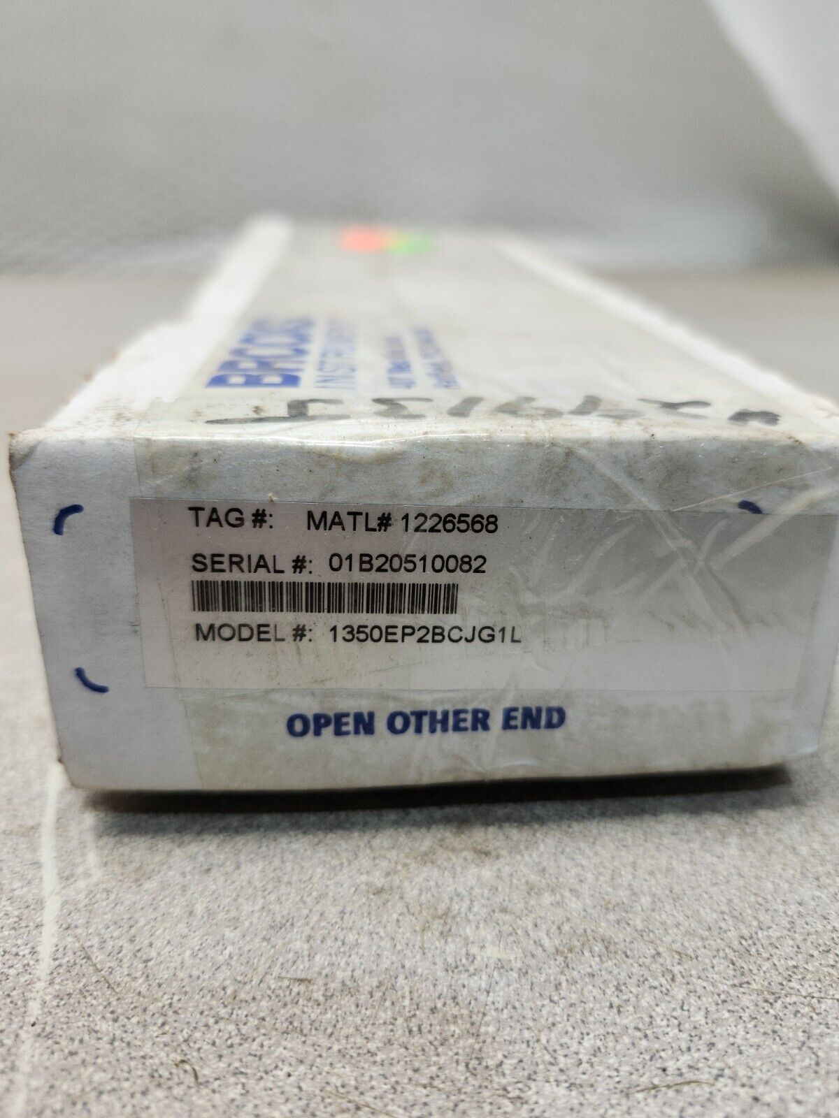 NEW IN BOX BROOKS FLOWMETER 1350EP2BCJG1L