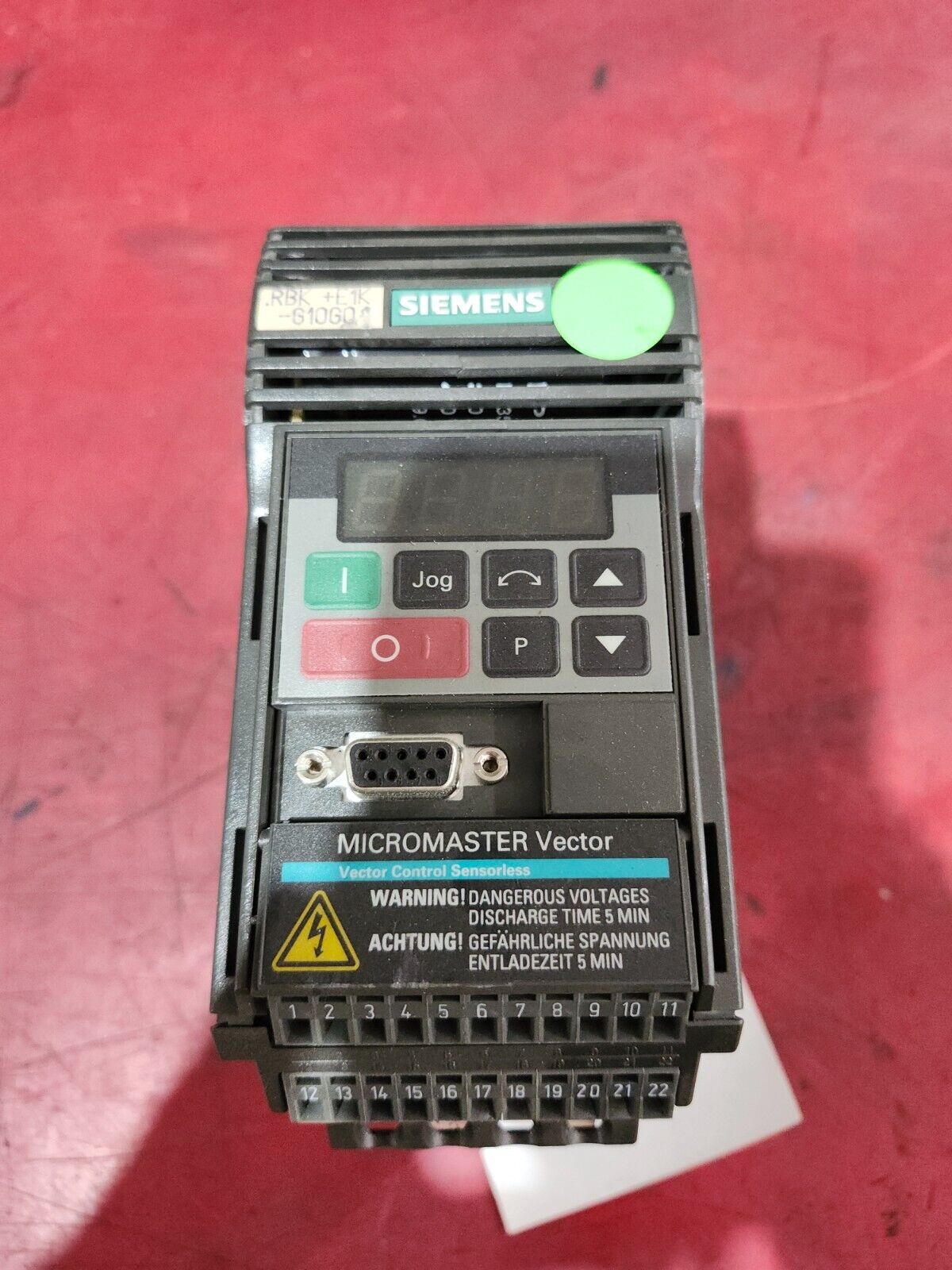 USED SIEMENS Micromaster Vector Drive XAM47AMV529C