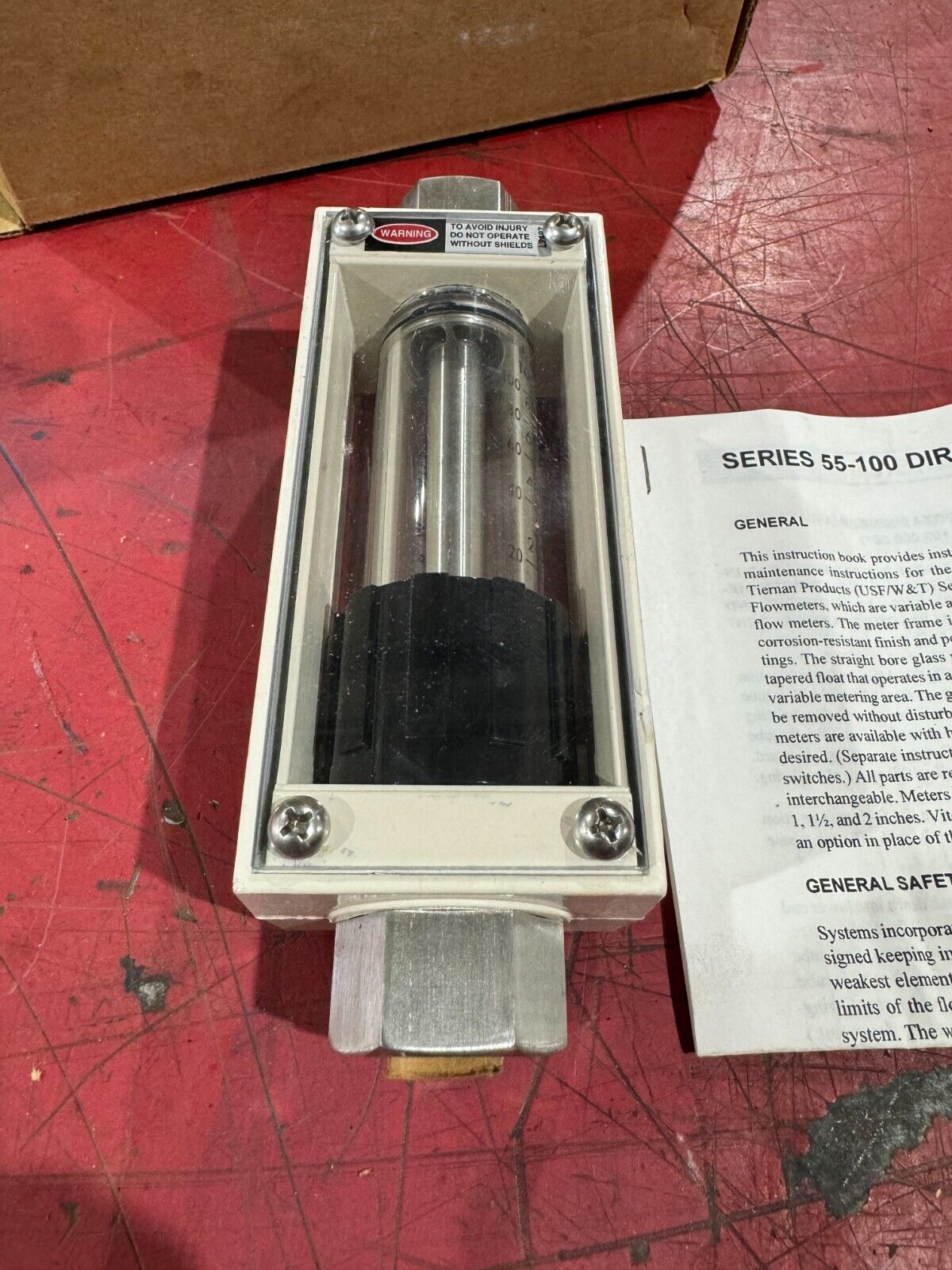 NEW IN BOX US FILTER DIRECT VIEW FLOWMETER 5510A02132XXLX