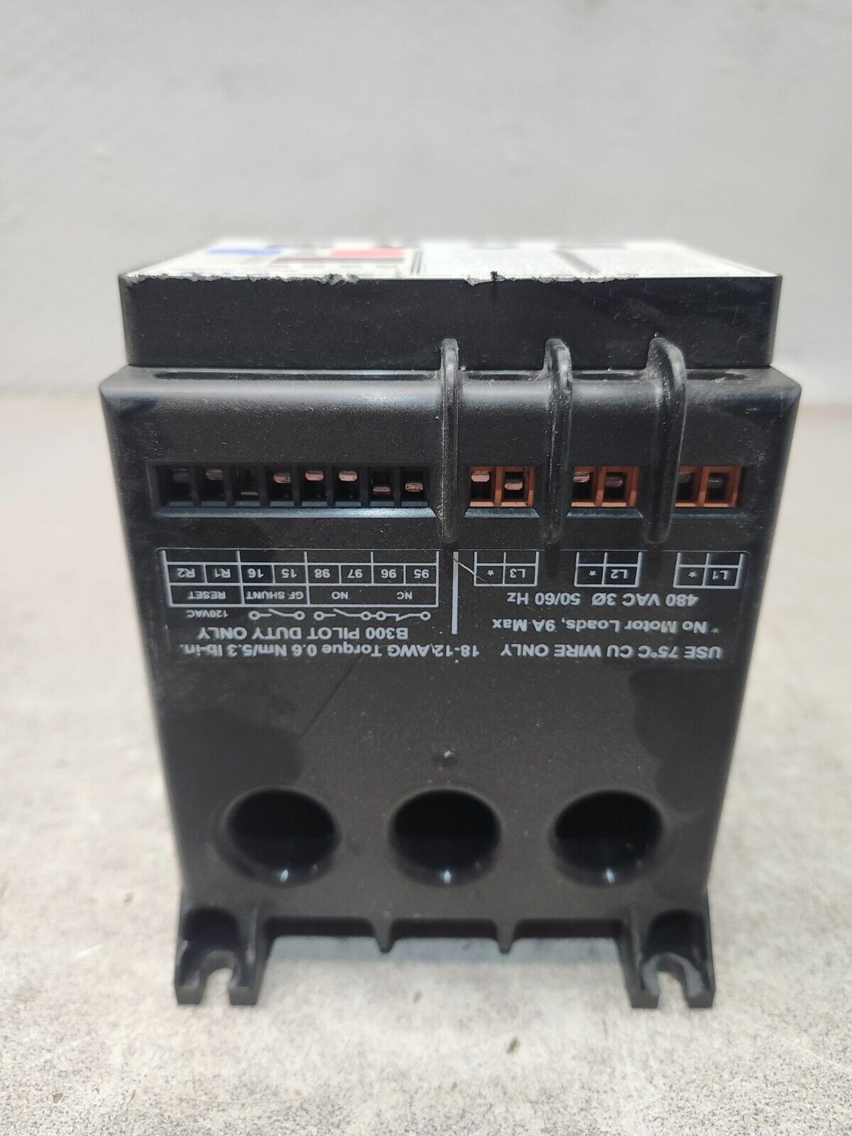 USED EATON MOTOR INSIGHT OVERLOAD RELAY C441CA