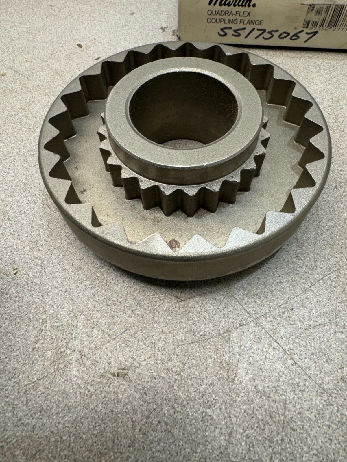 NEW IN BOX MARTIN QUADRA-FLEX COUPLING FLANGE 7SC35