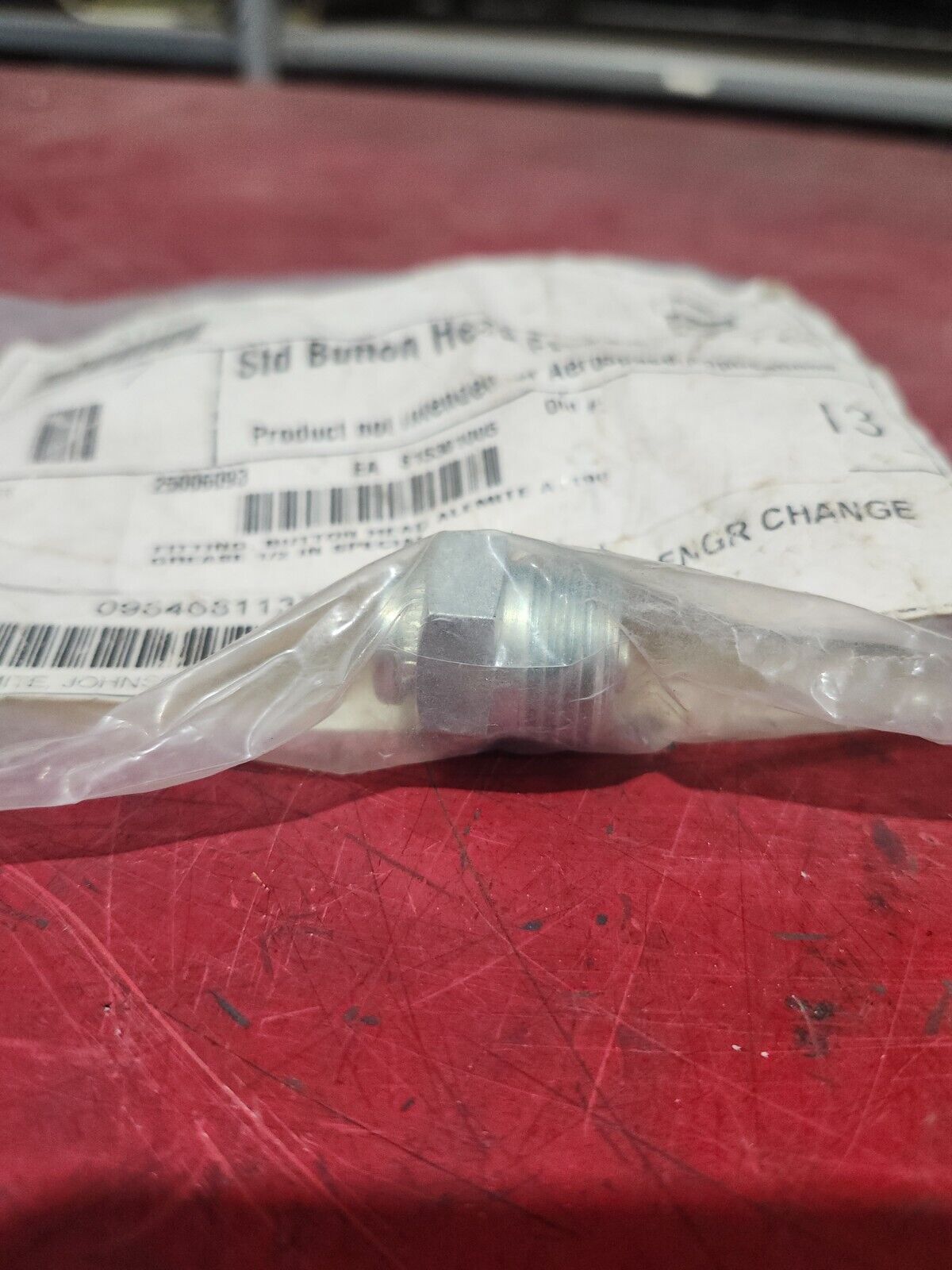 NEW IN BAG STD BUTTON HEAD ALEMITE FIG 1/2'' A1190