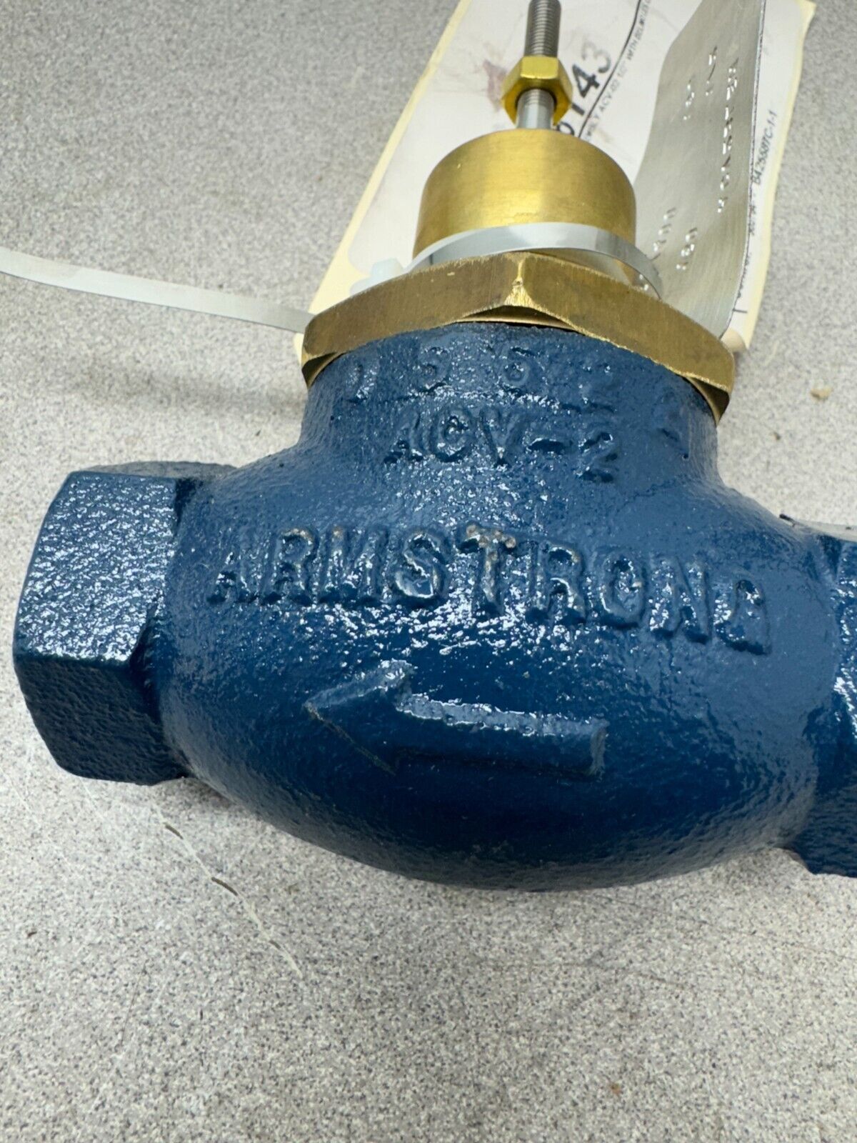 NEW ARMSTRONG 1/2" ORFICE VALVE ACV2BLEM *NO COIL*