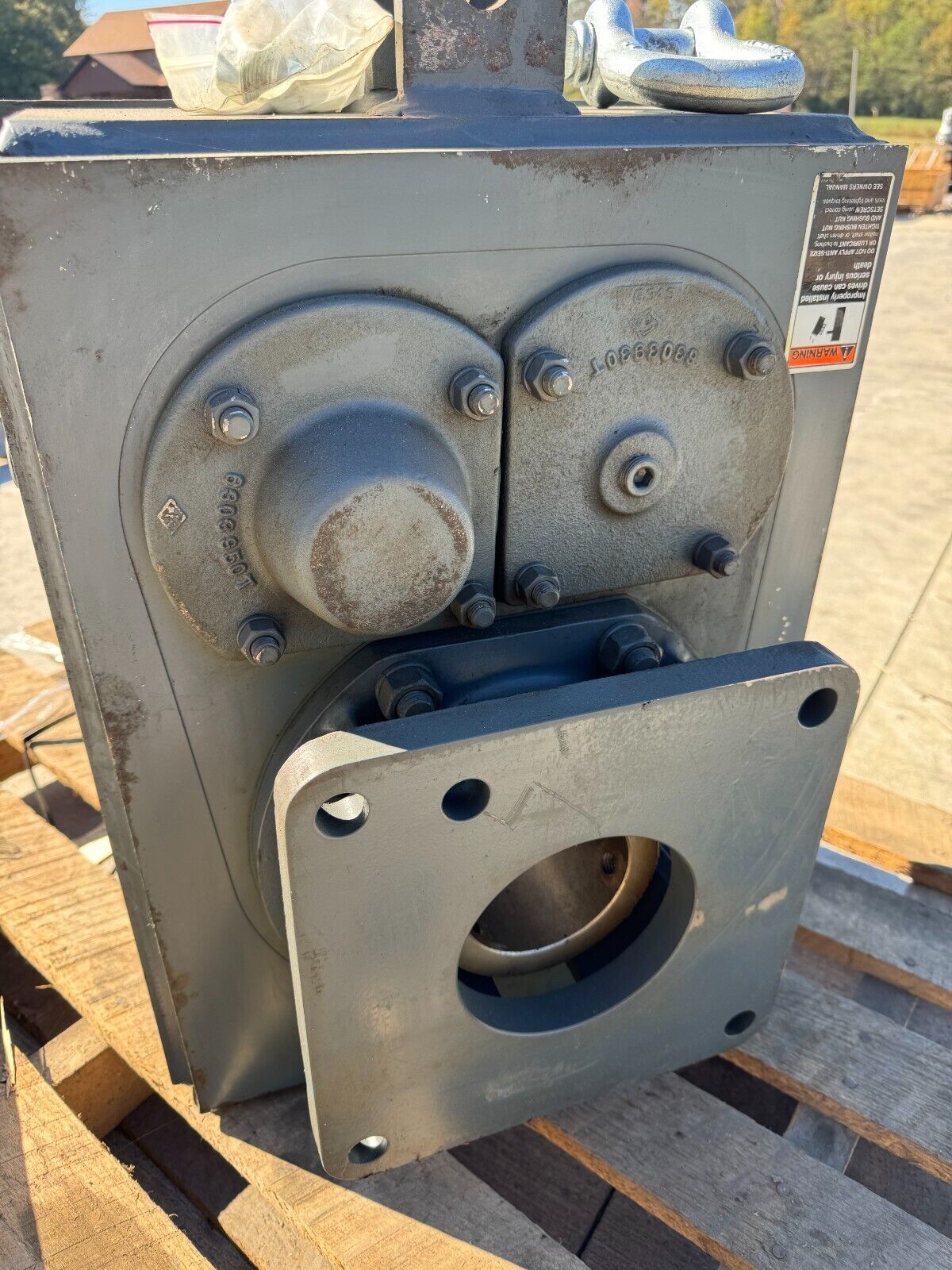 NEW FALK QUADRIVE SHAFT MOUNT SCREW CONVEYOR DRIVE REDUCER 13.89 RATIO 5407 J14A