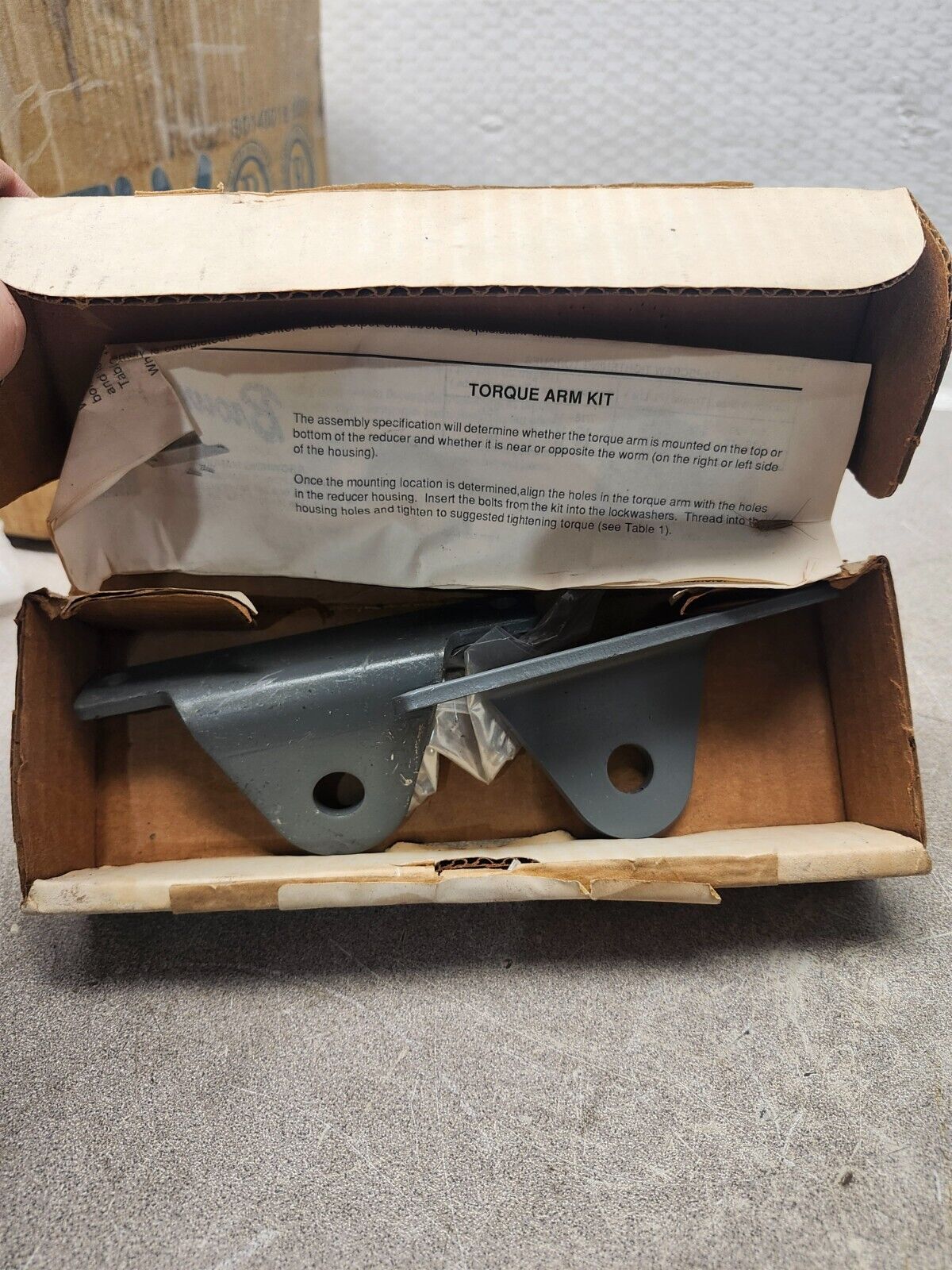 NEW NO BOX MORSE GEAR REDUCER SF7183056C XD1187H91 WITH TORQUE ARM KIT 175H-TAK