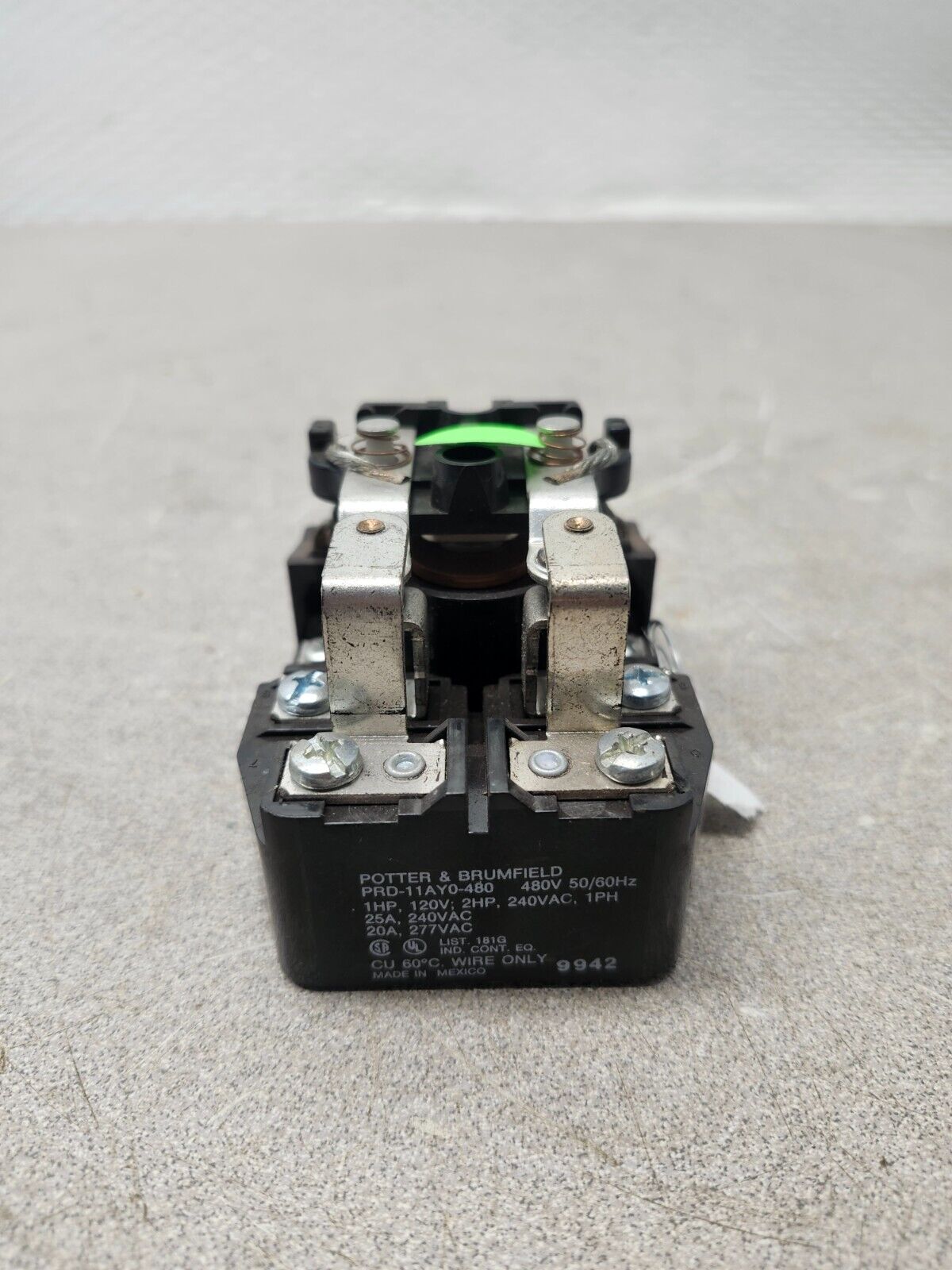 NEW NO BOX POTTER & BRUMFIELD 480 VAC RELAY PRD-11AYO-480 PRD-11AY0-480