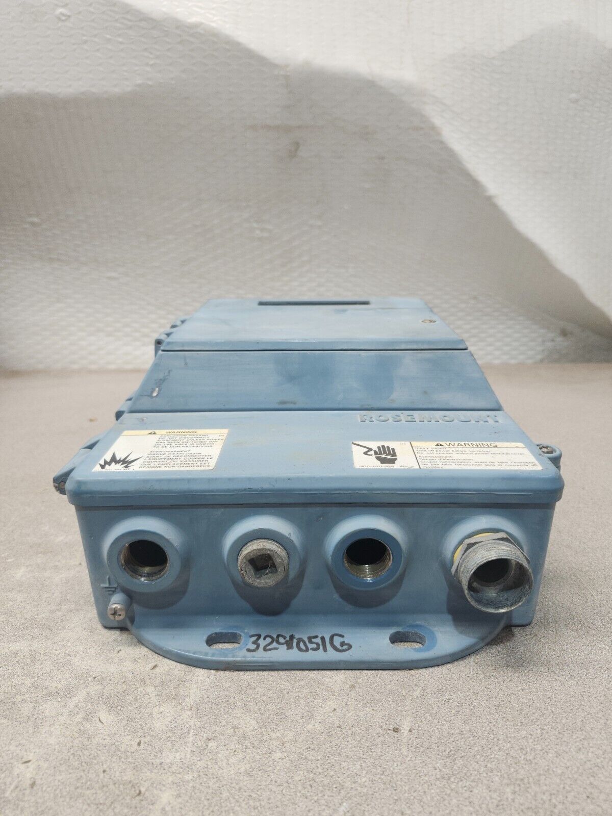 USED ROUSEMOUNT MAGNETIC FLOW TRANSMITTER 8712DR12N5