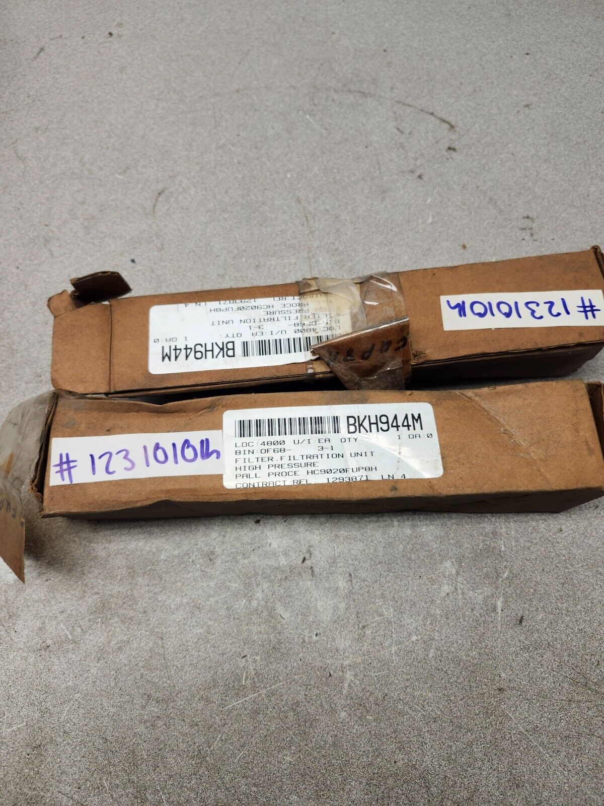NEW IN BOX LOT OF 2 FILTER FILTRATION UNIT BKH944M
