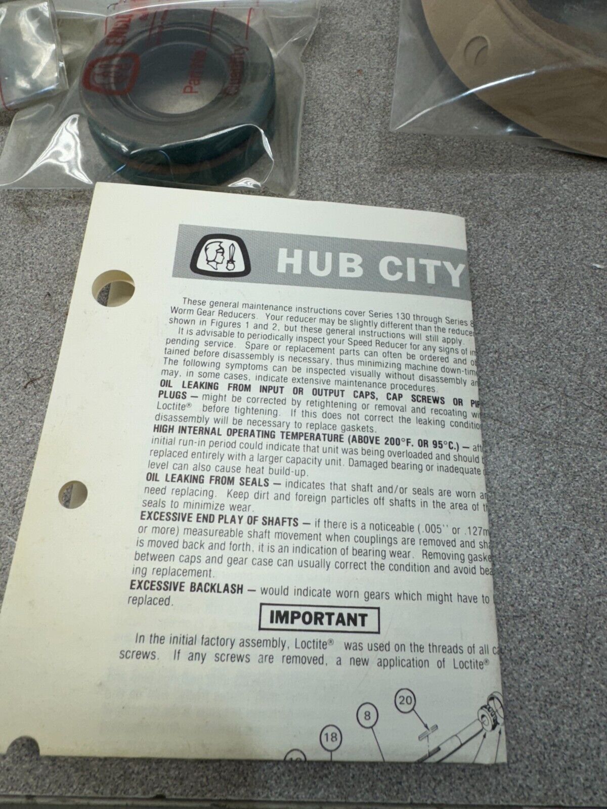 NEW IN BOX HUB CITY REPAIR KIT 0223-02702-520