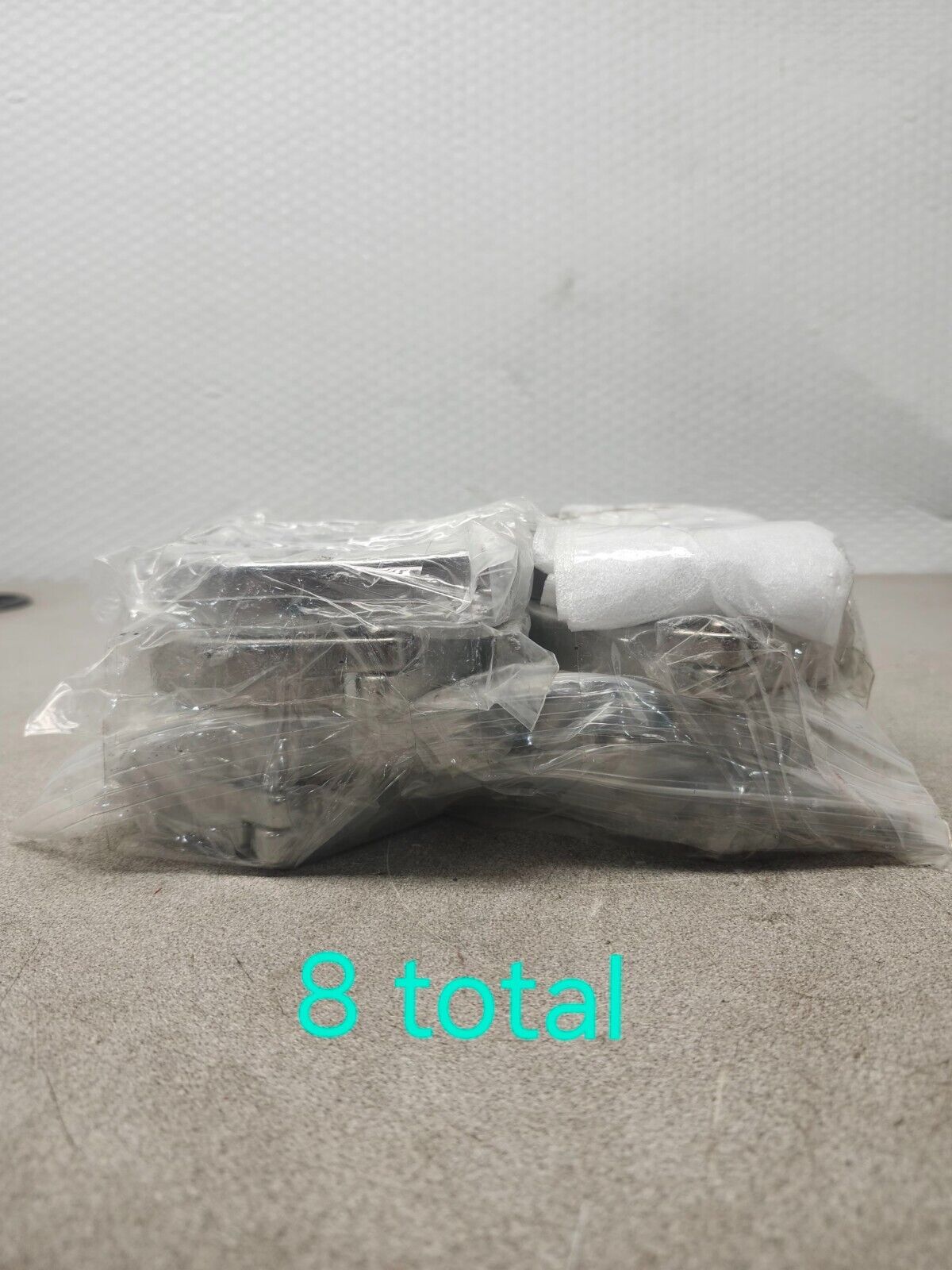 NEW LOT OF 8 VNE Heavy Duty Global Sanitary Clamp 304 Stainless Steel 3'' 13MHHM