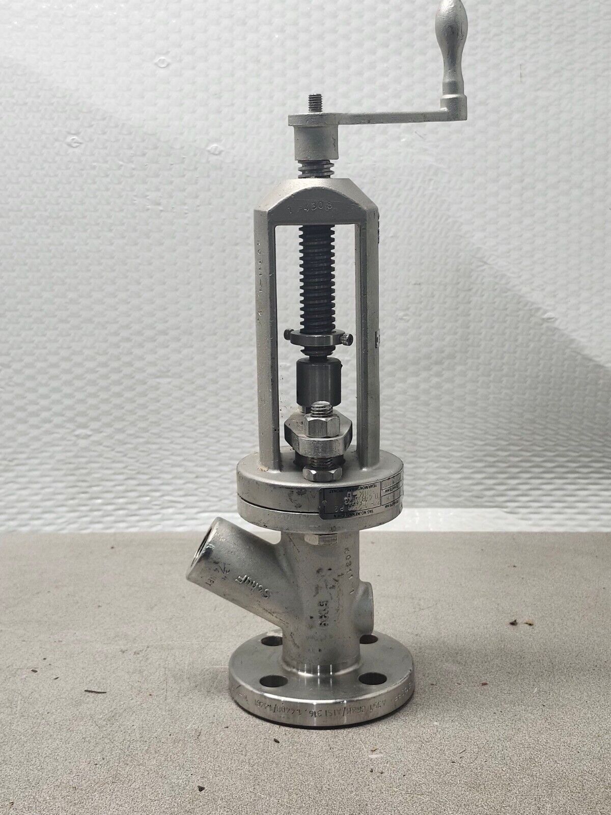 NEW SCHUF RAM-SEAL SAMPLING VALVE 32FG SIZE 1RF/3/4NPT