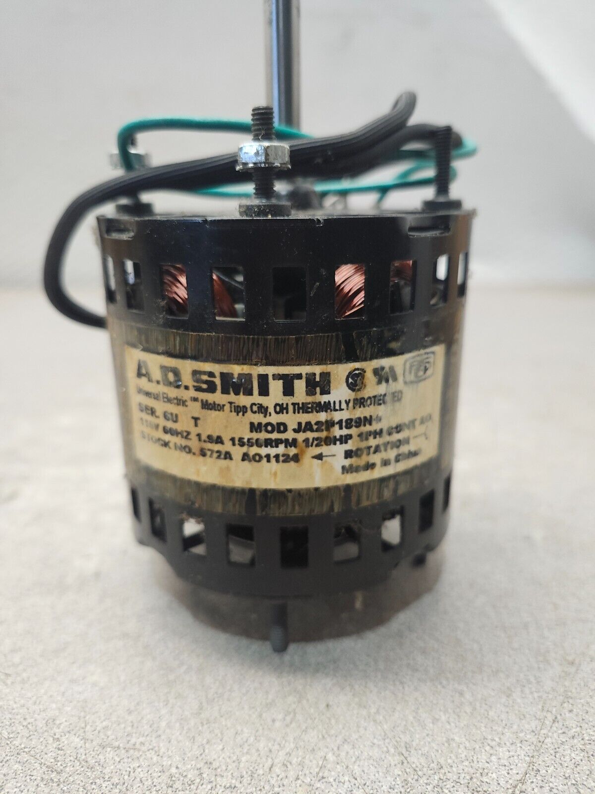 NEW IN BOX CENTURY 1-Speed Motor 115V, 1550 RPM, 1/20 HP 572A