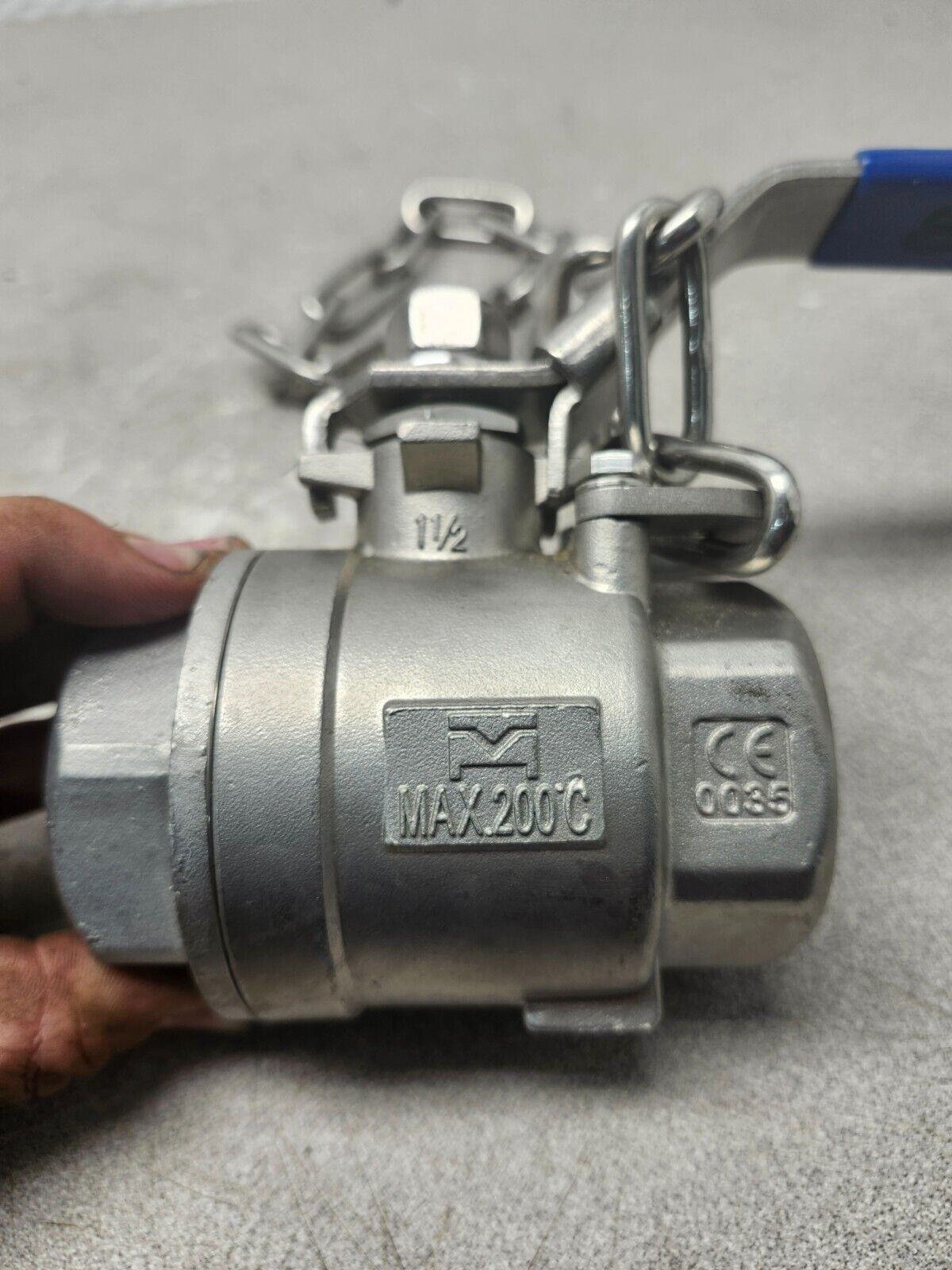 NEW NO BOX Metler Toledo InTrac BALL VALVE 1-1/2'' 787M/300/4435