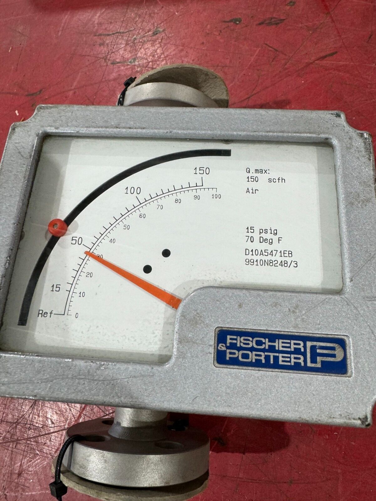 NEW NO BOX FISCHER & PORTER FLOWMETER D10A5471E
