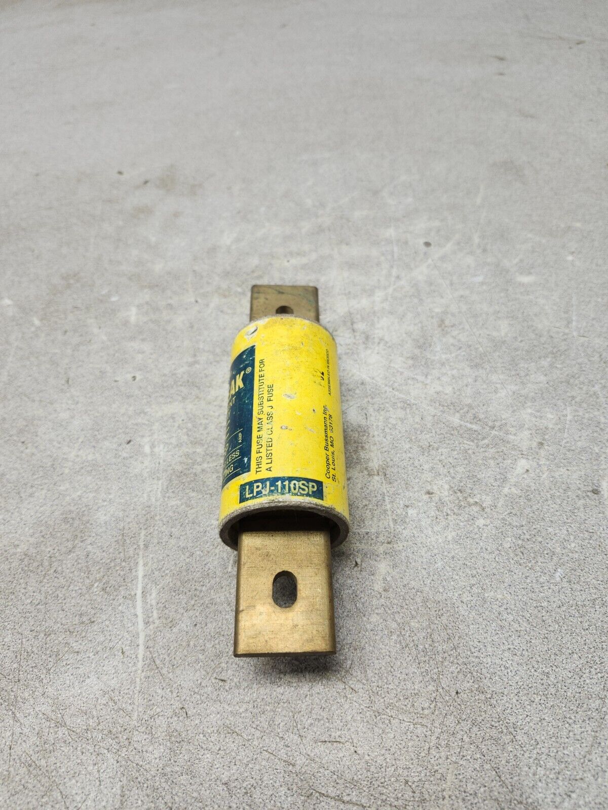 NEW NO BOX BUSS LOW PEAK TIME DELAY FUSE LPJ-110SP