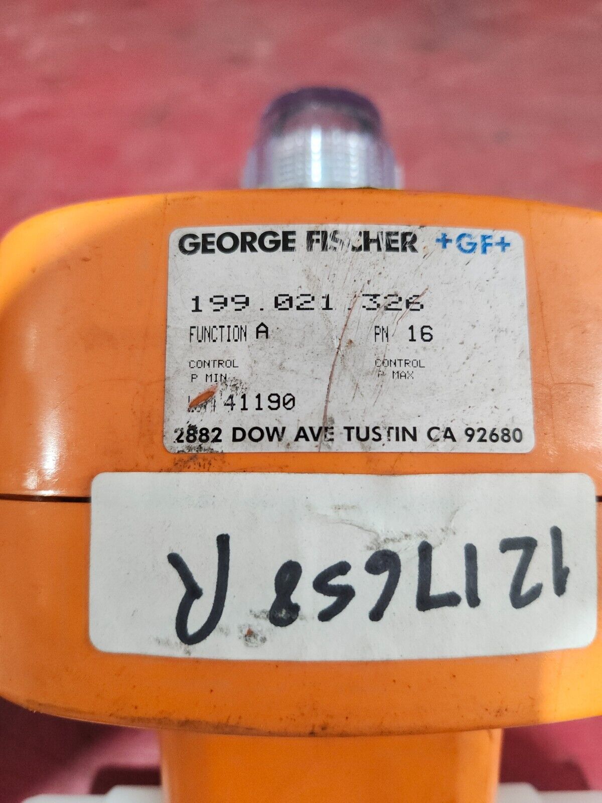 NEW NO BOX George Fisher +GF+ 2 Way Valve 199.021.326