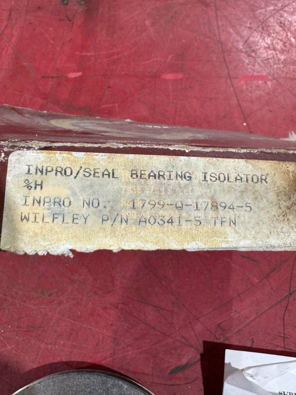 NEW IN BOX INPRO/SEAL BEARING ISOLATOR 1799-Q-17894-5 A0341-5 TFN
