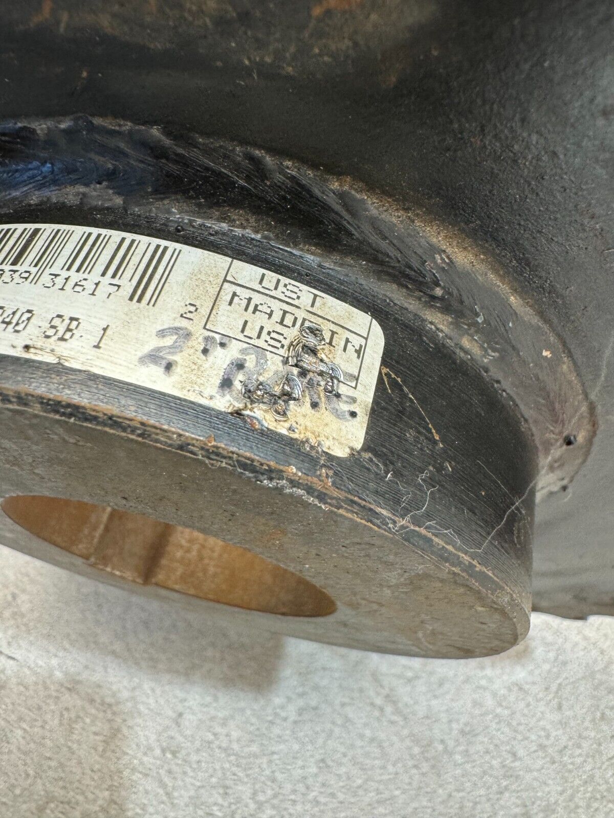 NEW U.S. TSUBAKI CHAIN SPROCKET 60B40 SB 2" BORE