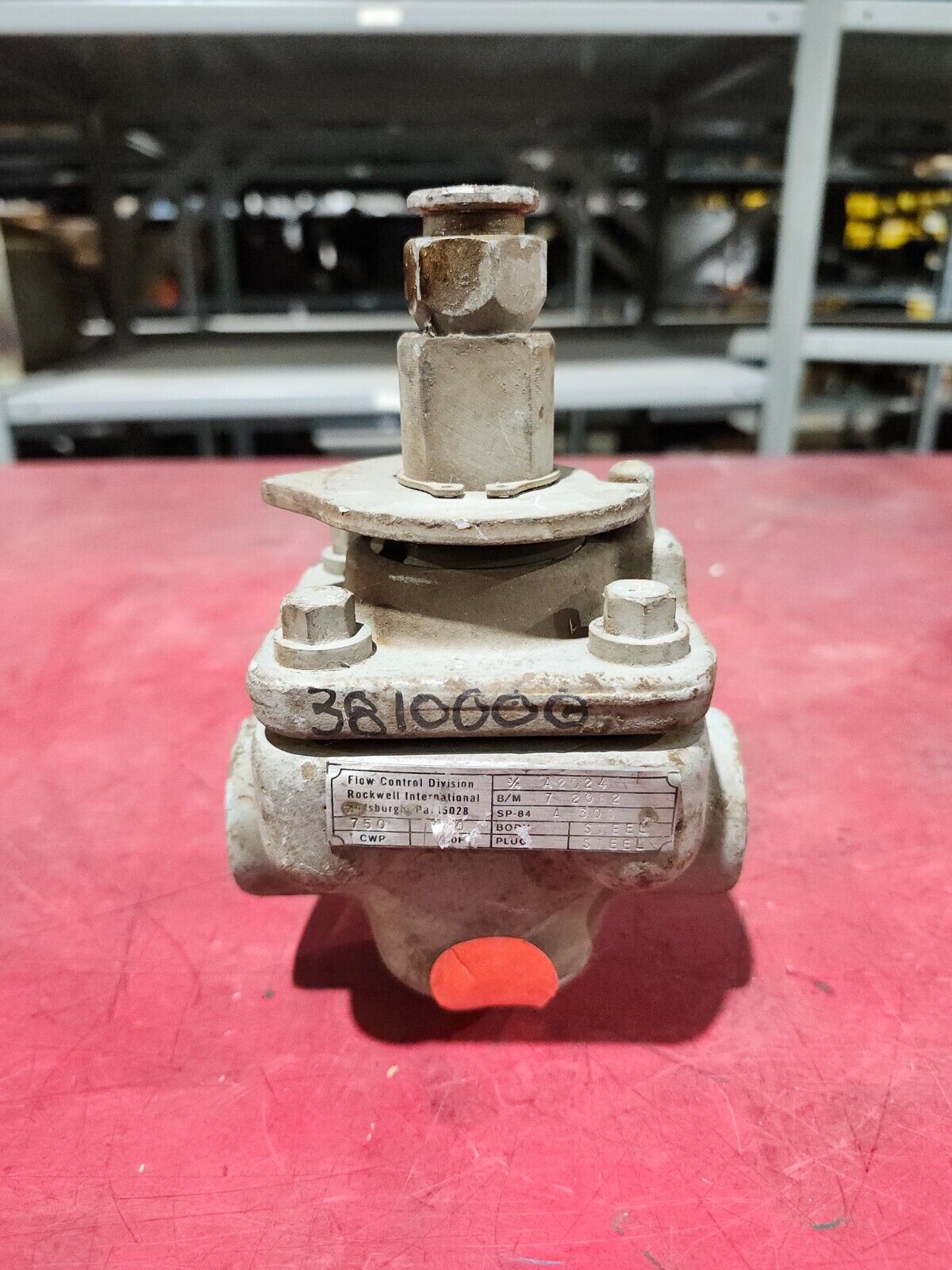 USED LOT OF 2 Rockwell Flow Control Division Steel Valve 3/4'' A2024