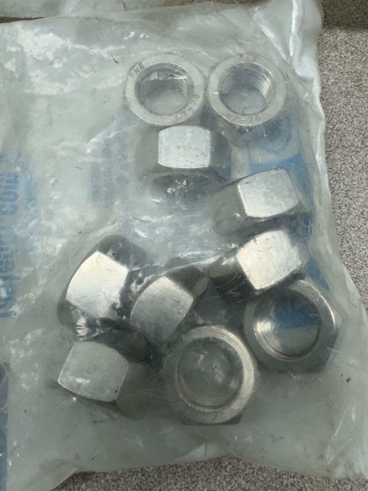 NEW LOT OF 50 FASTENAL M16-2 S/S HEX NUTS MN2710000A20000