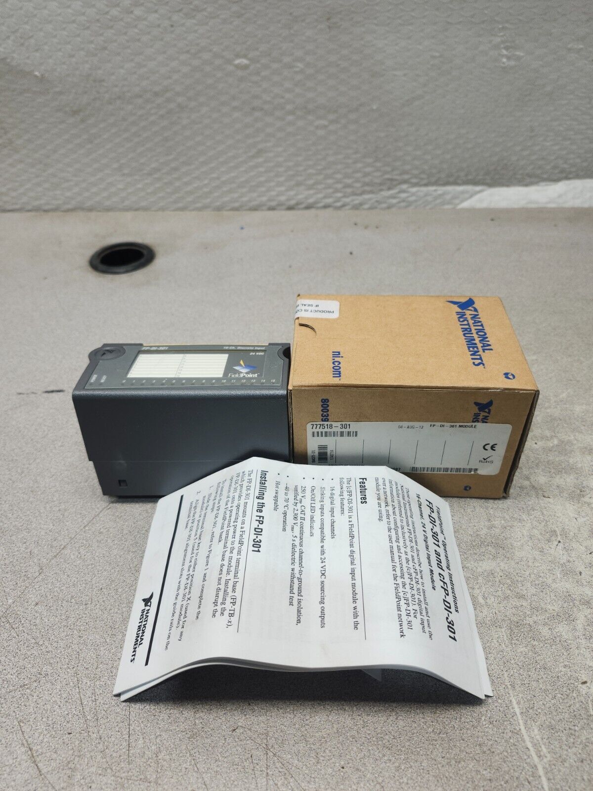 NEW IN BOX National Instruments 16 Channel Discrete Input FP-DI-301