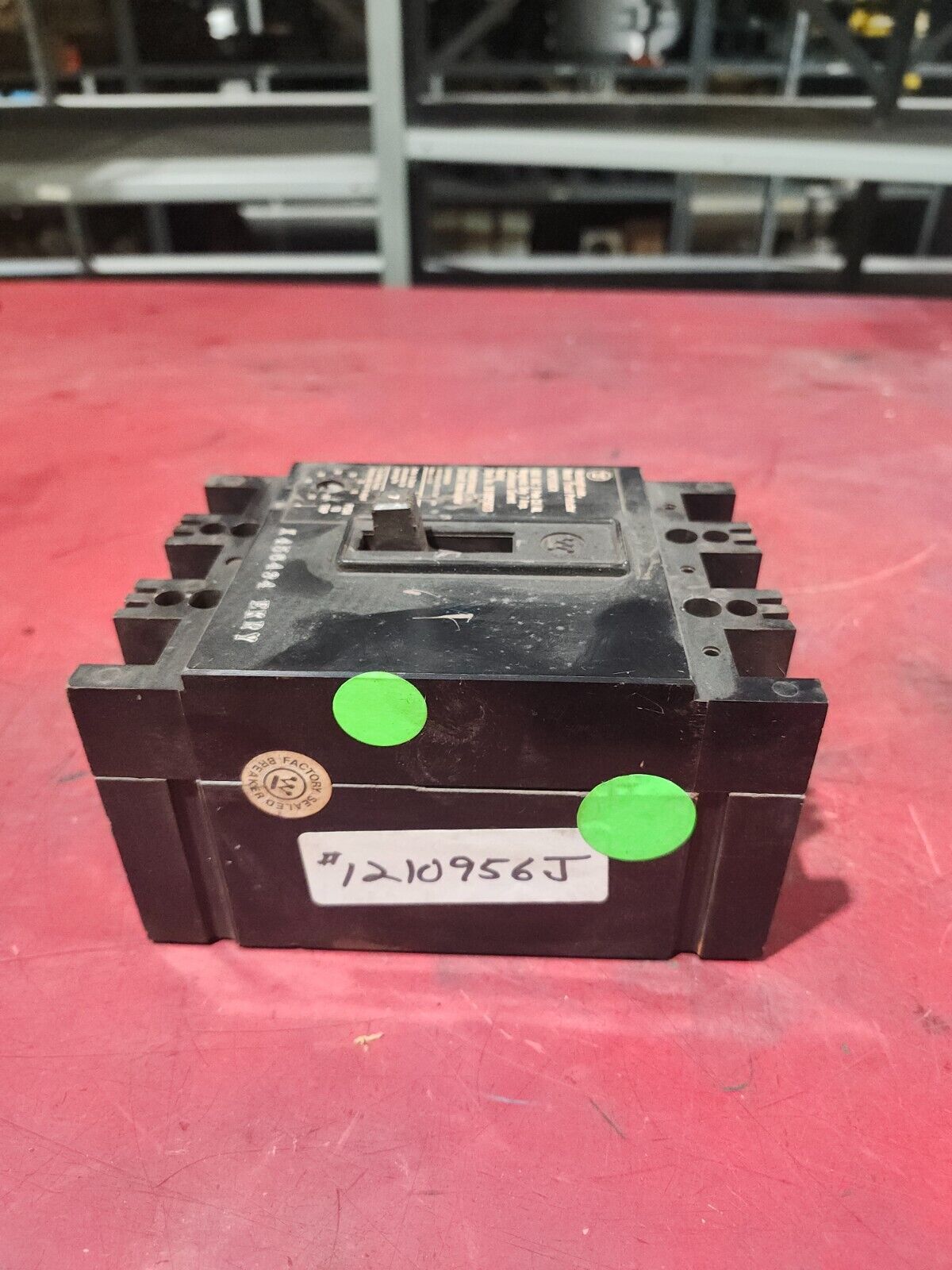 USED WESTINGHOUSE MOTOR CIRCUIT BREAKER 600V 3 POLE 2610D55G03