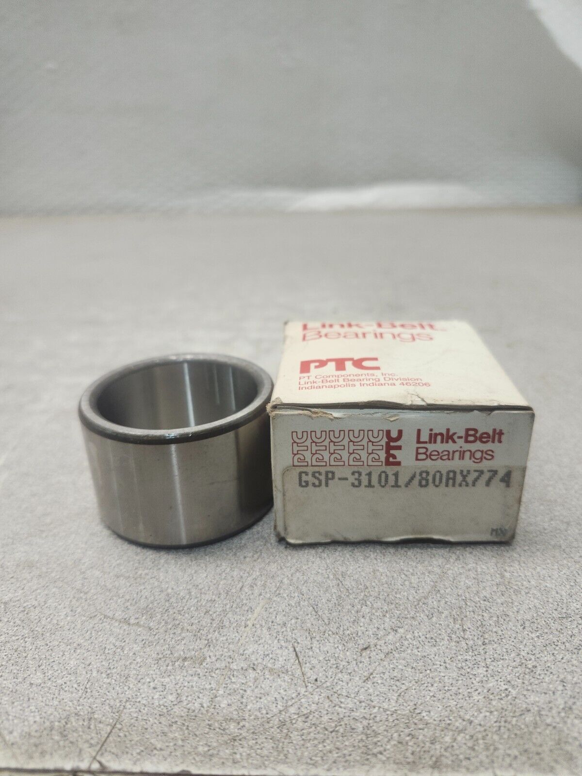 NEW IN BOX LOT OF 2 PTC LINK-BELT BEARINGS GSP-3101/80AX774