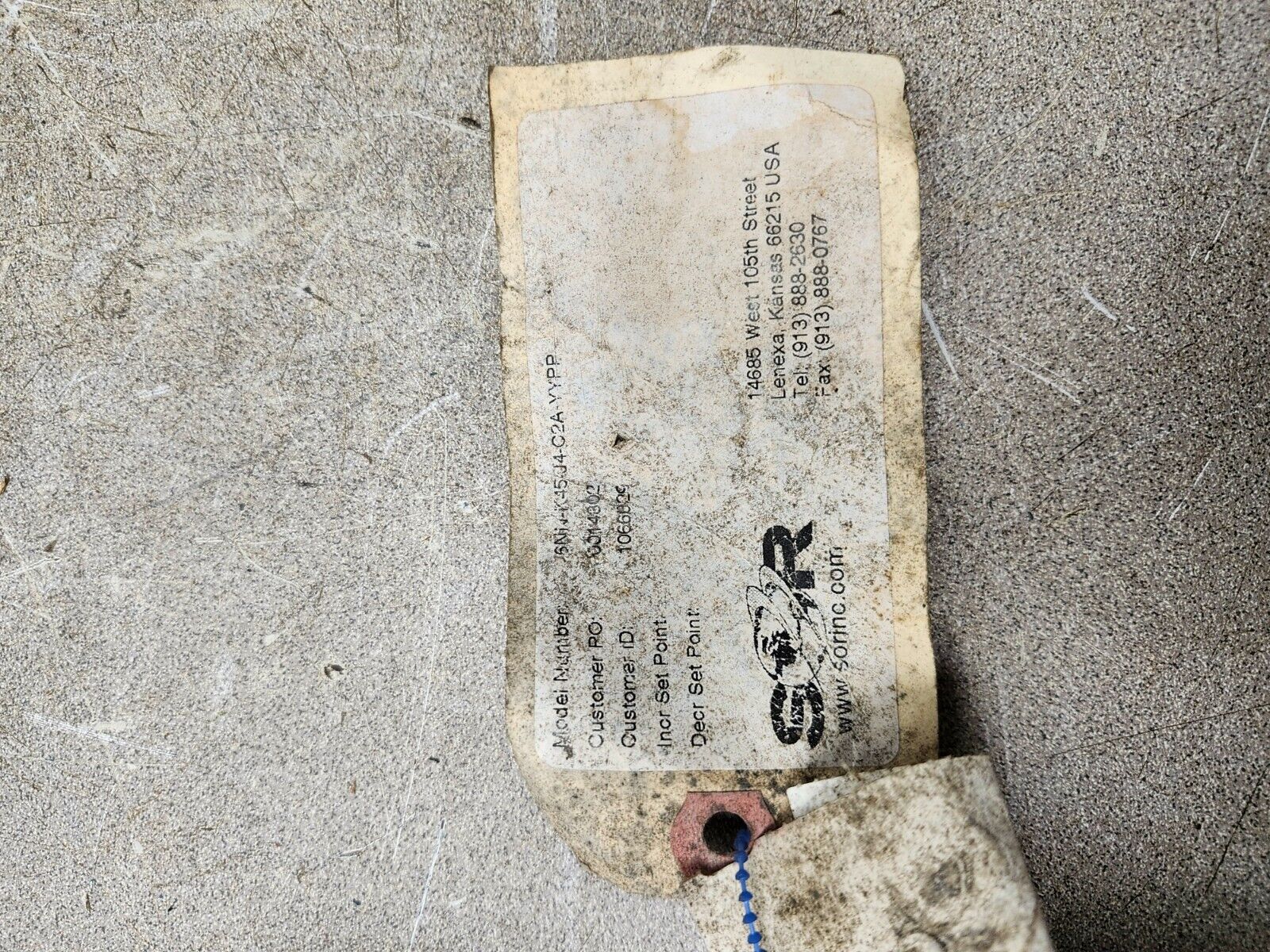 NEW NO BOX SOR Static O Ring Pressure Switch 6NN-K45-J4-C2A-YY