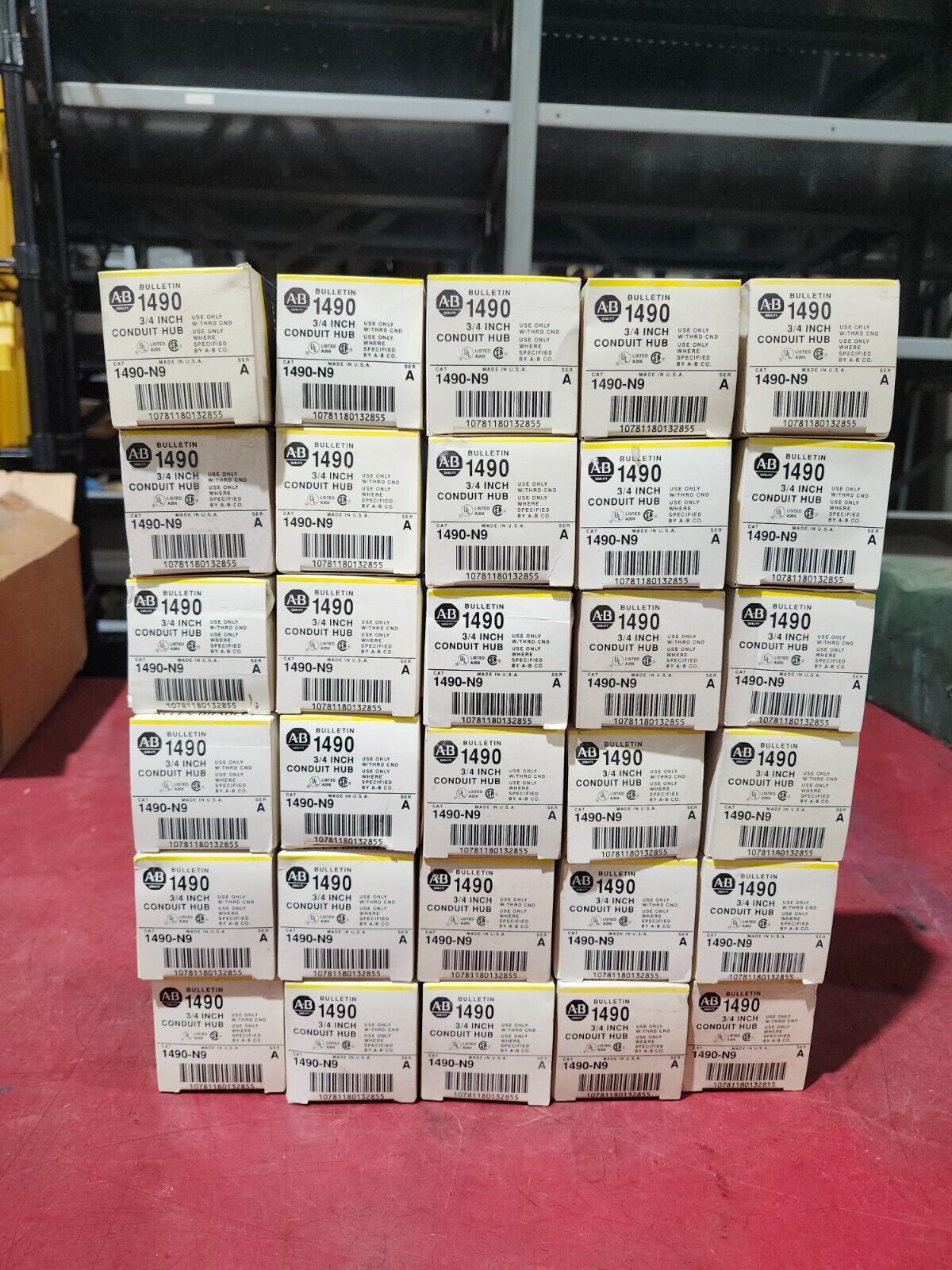 NEW IN BOX LOT OF 30 Allen Bradley 1490-N9 Series A 3/4" Conduit Hub