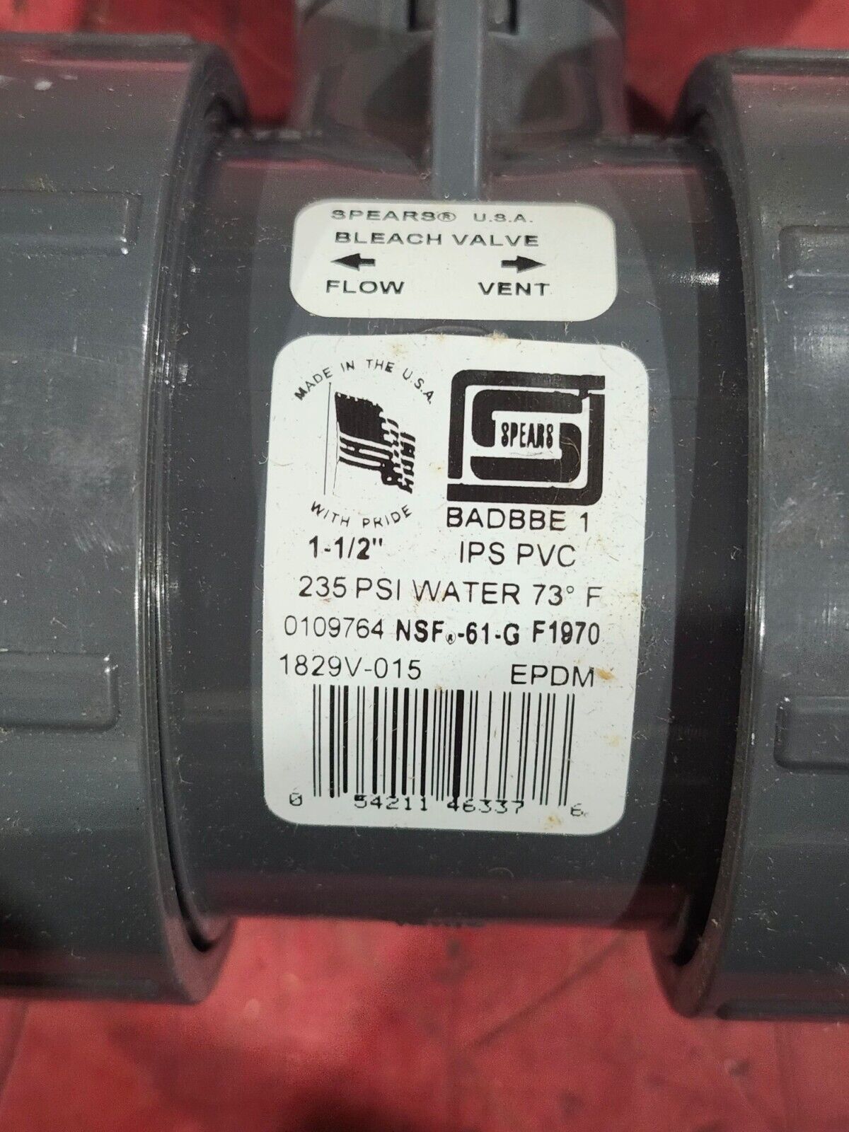 NEW IN BOX SPEARS EPDM O RING SAFE T SHEAR STEM 1829V-015