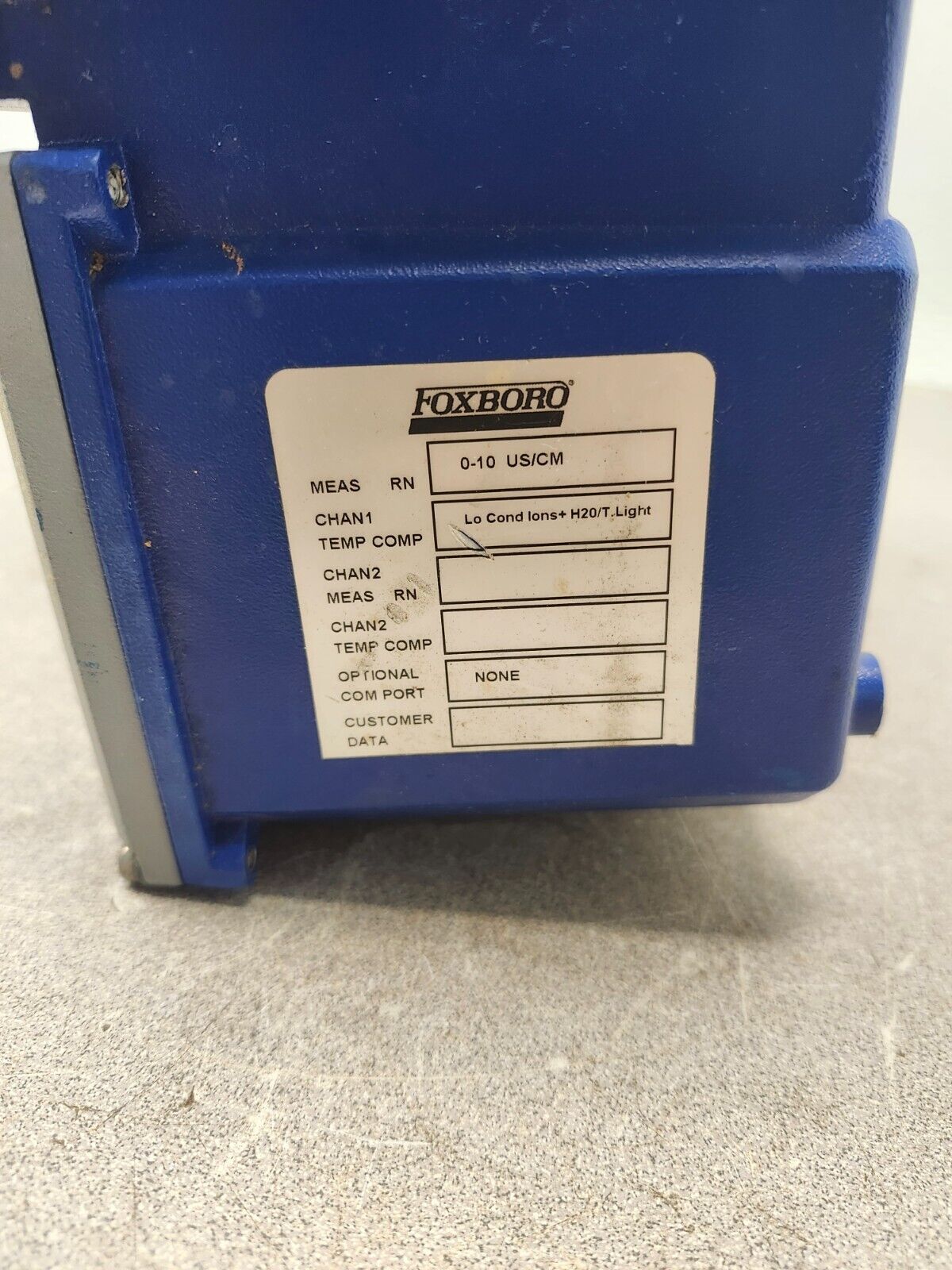 USED Foxboro Electrochemical Intelligent Analyzer Transmitter 875CR-A3F-A