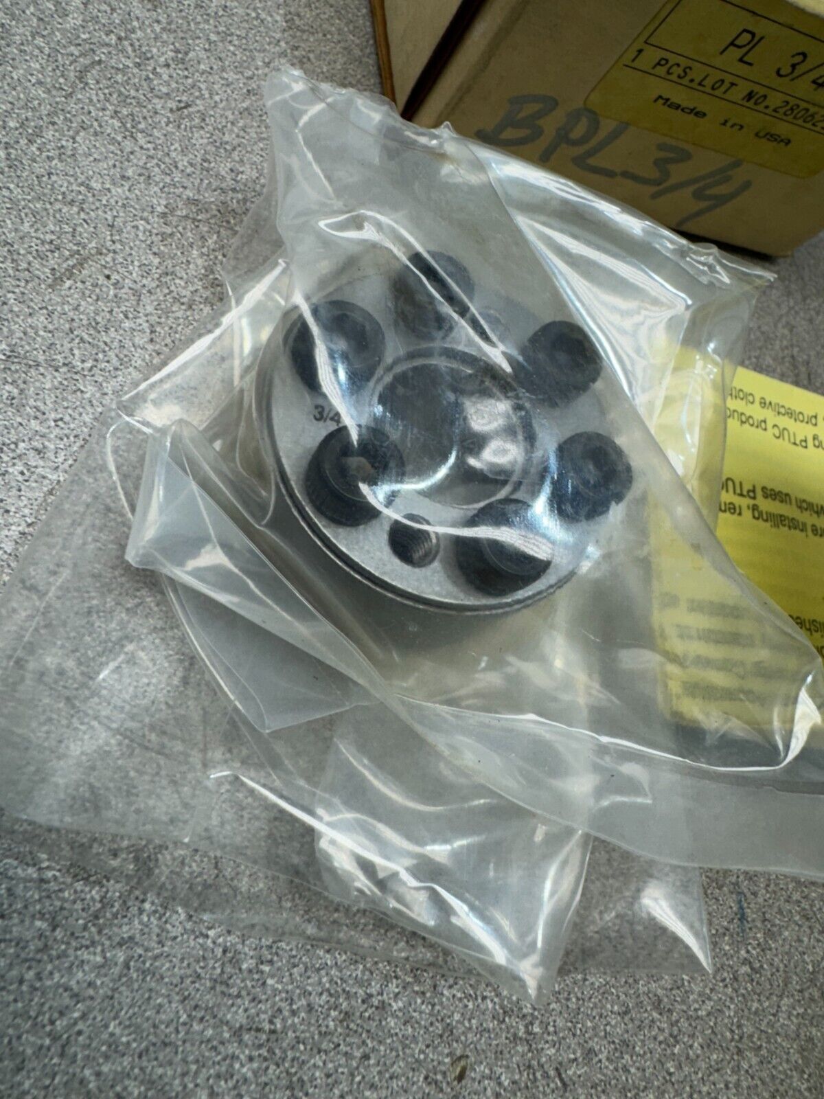 NEW IN BOX PTUC PRODUCTS COUPLING PL 3/4