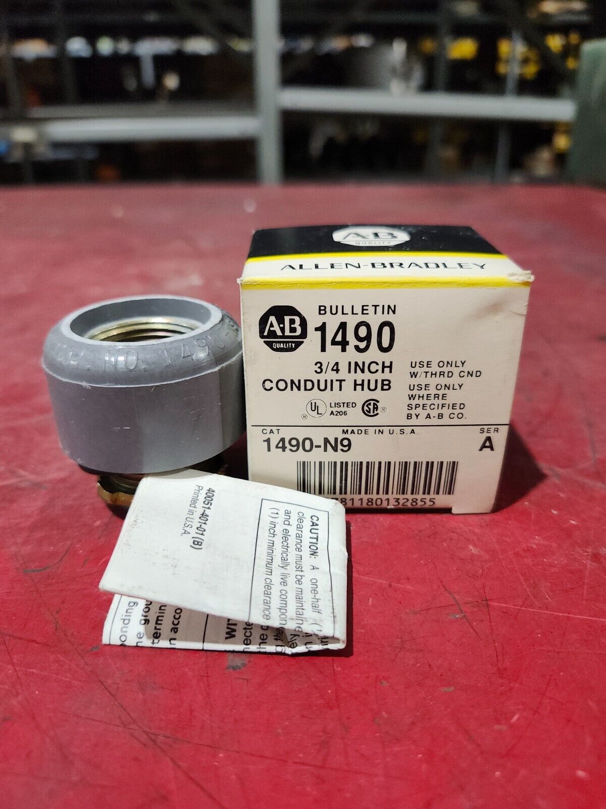 NEW IN BOX LOT OF 30 Allen Bradley 1490-N9 Series A 3/4" Conduit Hub