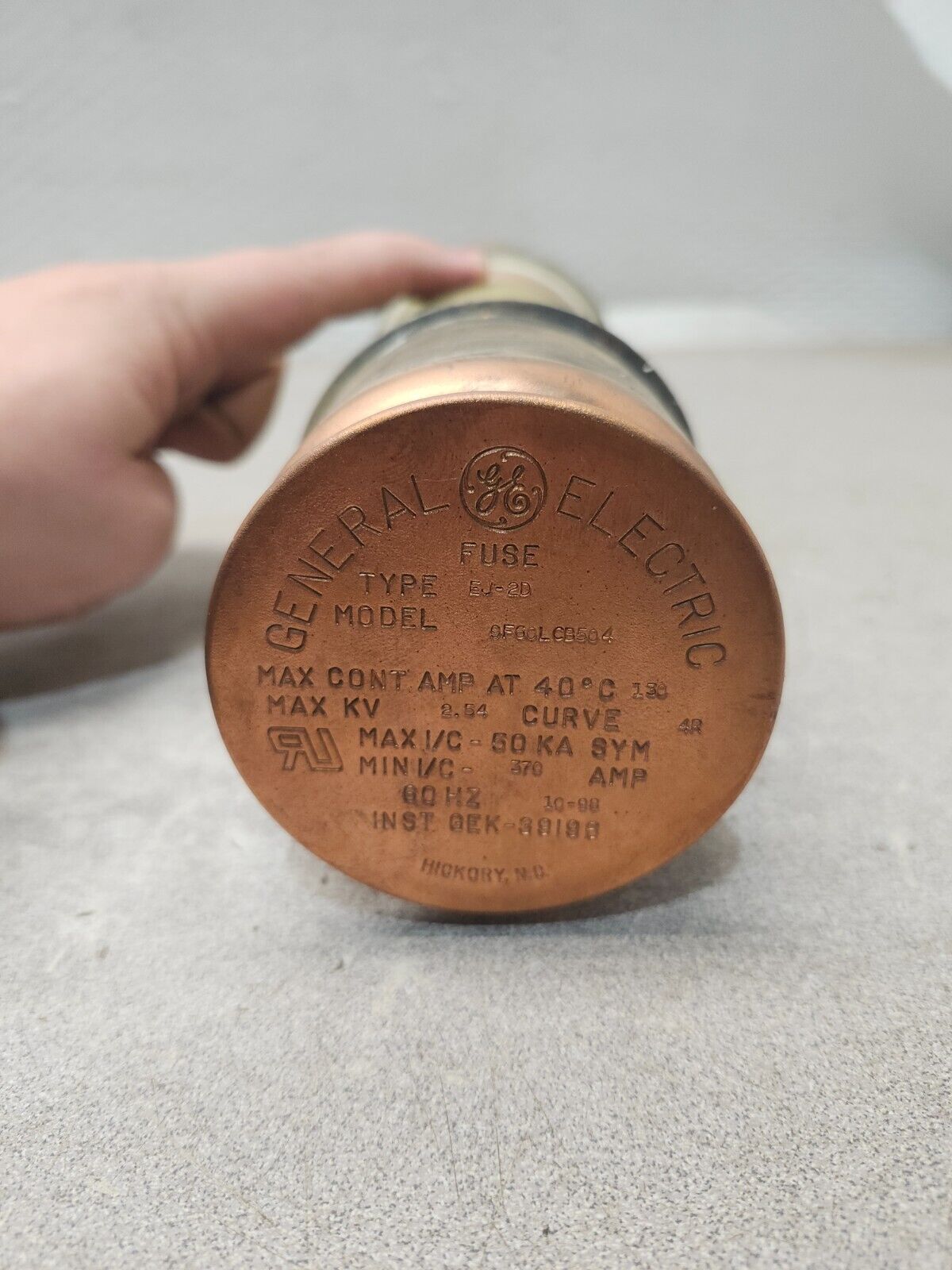 NEW NO BOX GE MOTOR STARTER FUSE 9F60LCB504