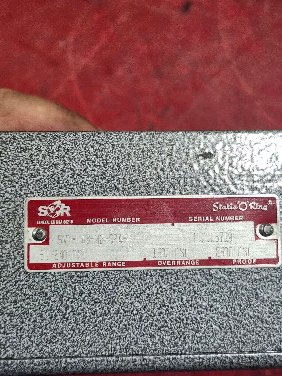 NEW NO BOX SOR PRESSURE SWITCH 5V1-LA3-M2-C2A