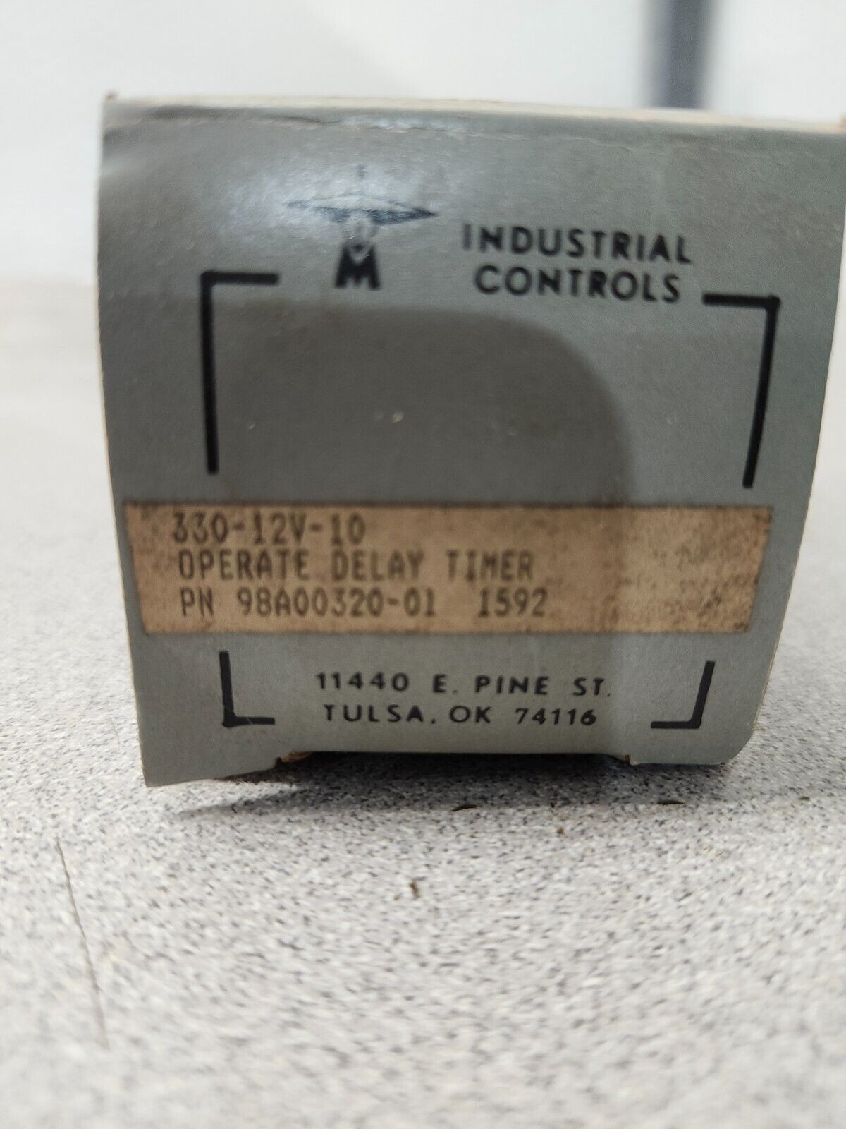 NEW IN BOX SIGNALINE OPERATE DELAY RELAY 330-12V-10S